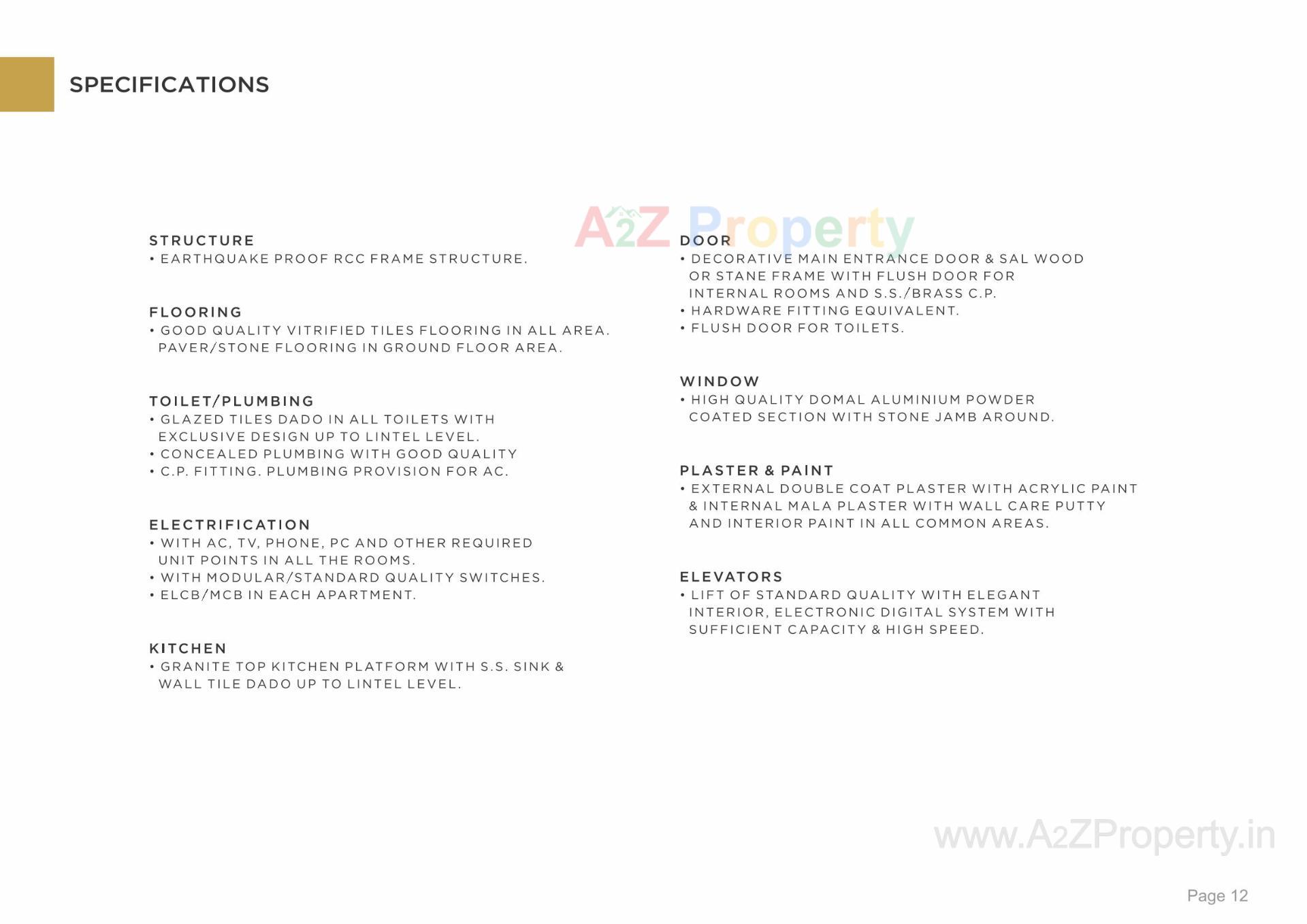  of real estate project Saamrajya located at Zundal, Gandhinagar, Gujarat