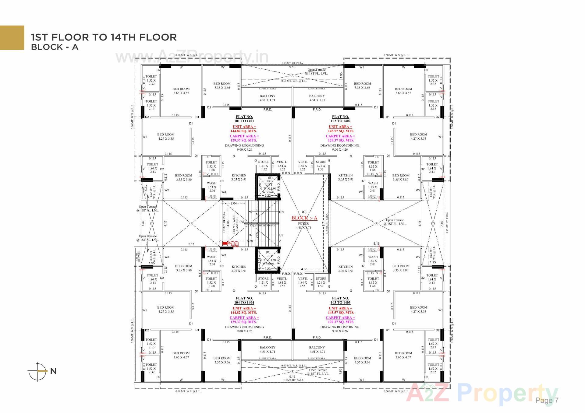 Layout of real estate project Saamrajya located at Zundal, Gandhinagar, Gujarat