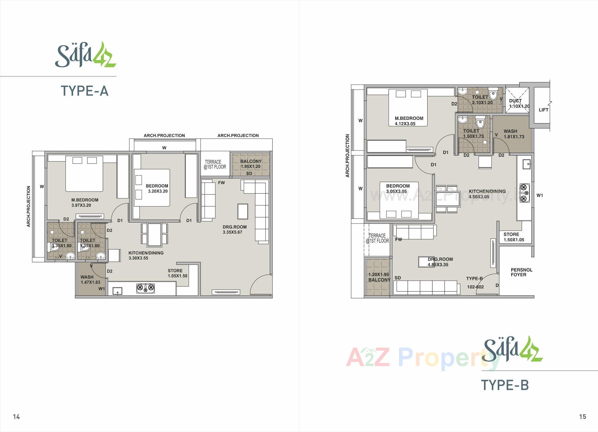 Layout of real estate project Safa located at Vavol, Gandhinagar, Gujarat