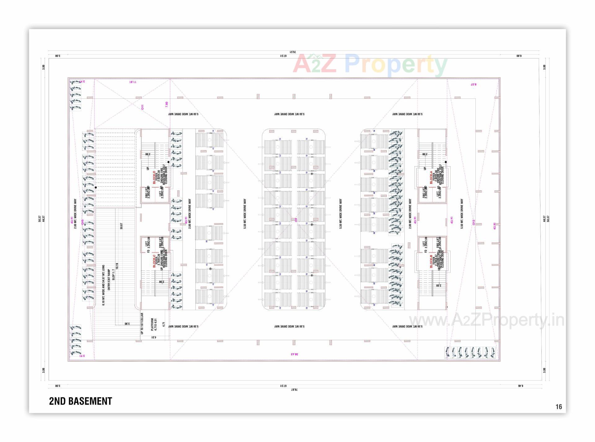 Layout of real estate project Safal Bliss Ii located at Vavol, Gandhinagar, Gujarat