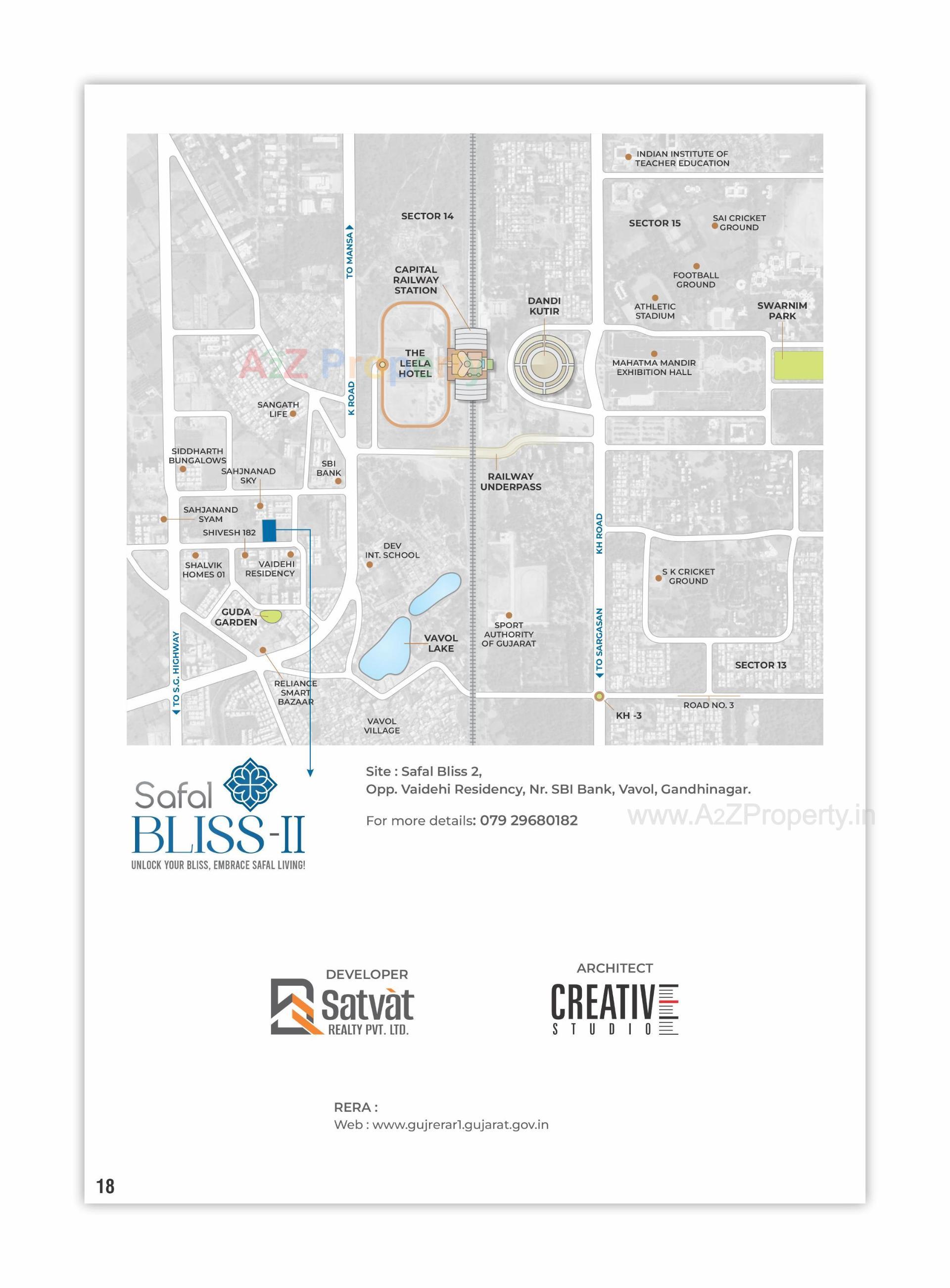  of real estate project Safal Bliss Ii located at Vavol, Gandhinagar, Gujarat