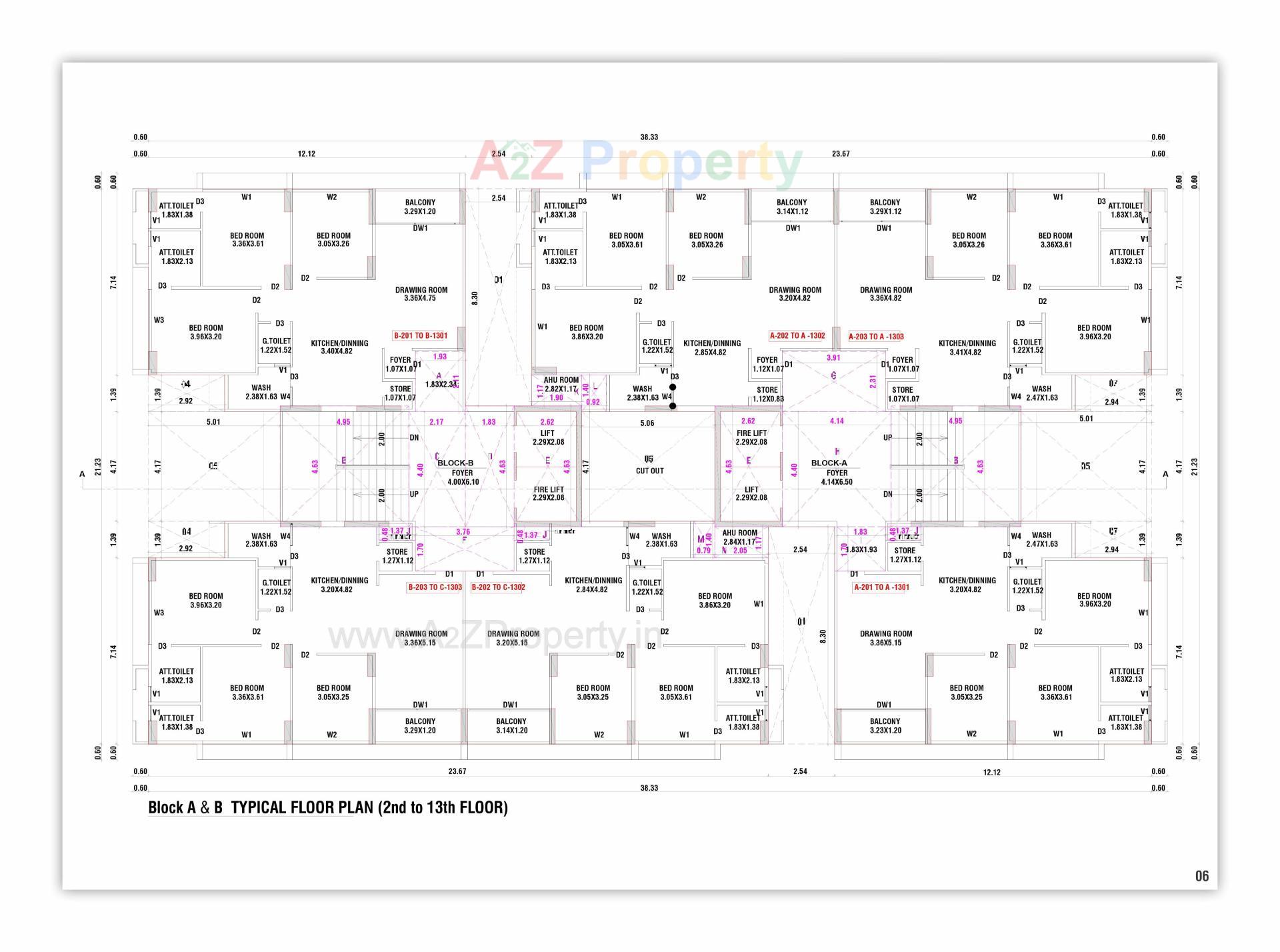 Layout of real estate project Safal Bliss Ii located at Vavol, Gandhinagar, Gujarat