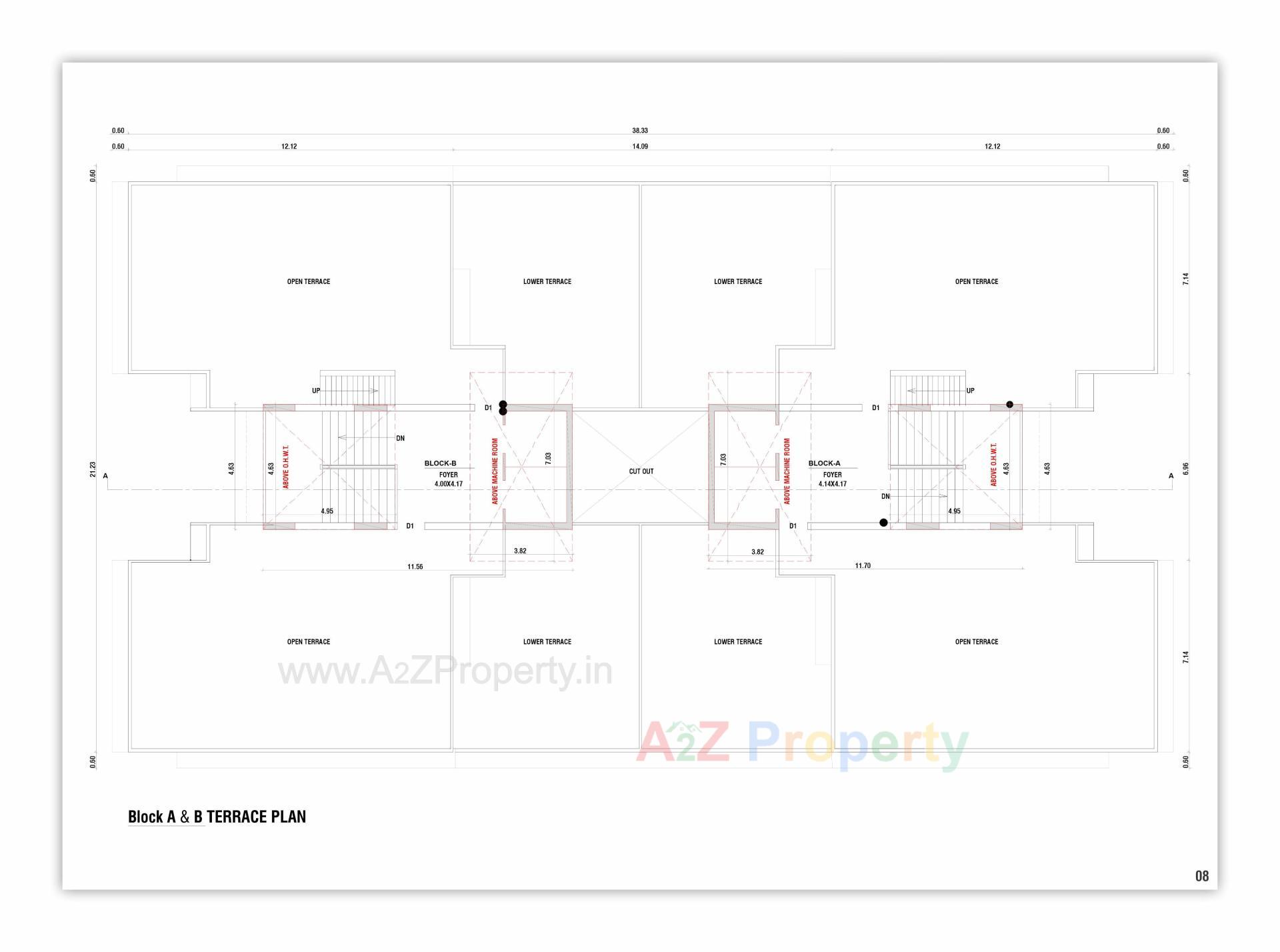Layout of real estate project Safal Bliss Ii located at Vavol, Gandhinagar, Gujarat