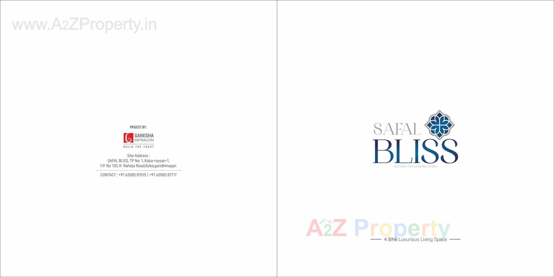  of real estate project Safal Bliss located at Koba, Gandhinagar, Gujarat