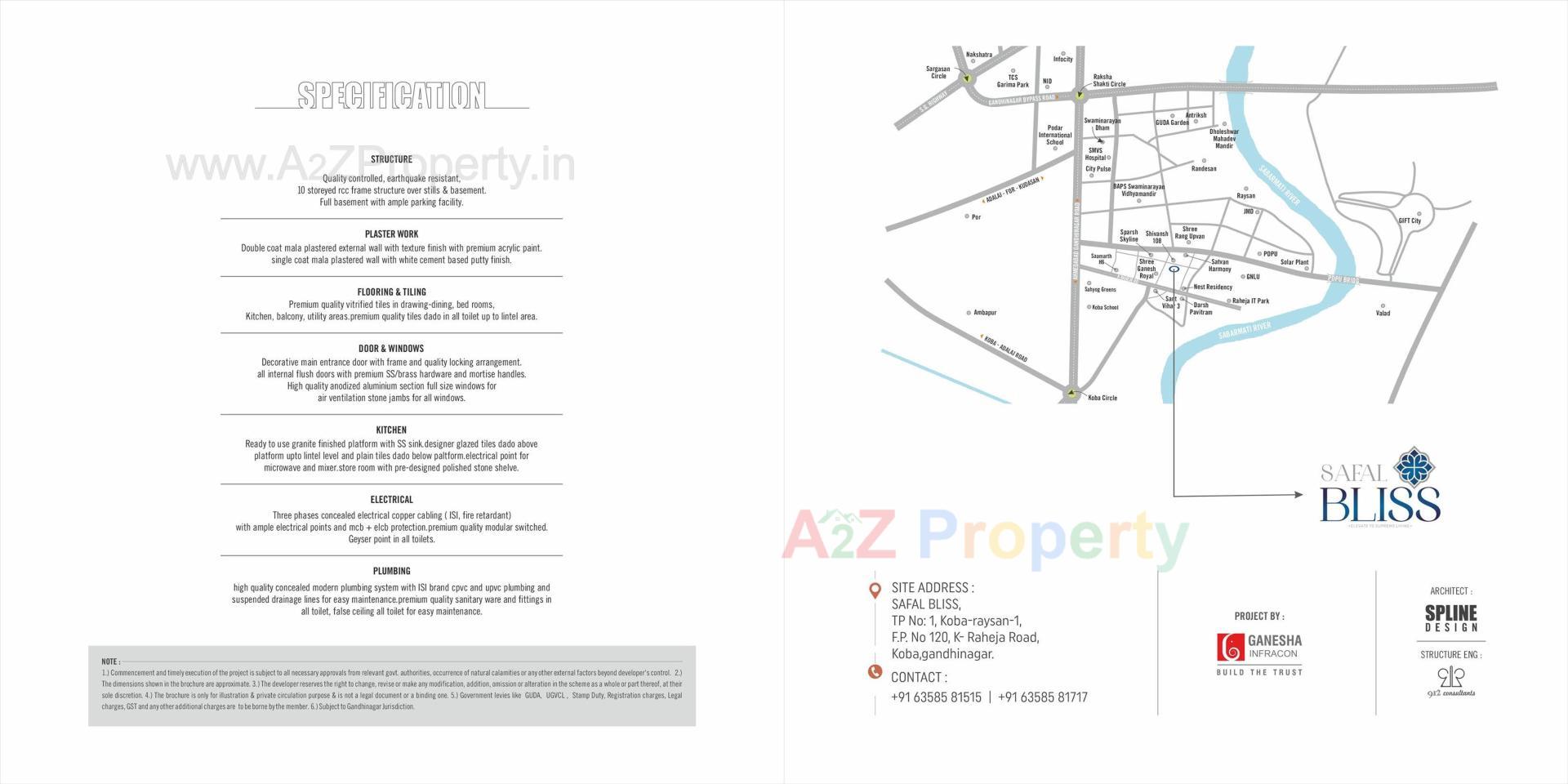  of real estate project Safal Bliss located at Koba, Gandhinagar, Gujarat