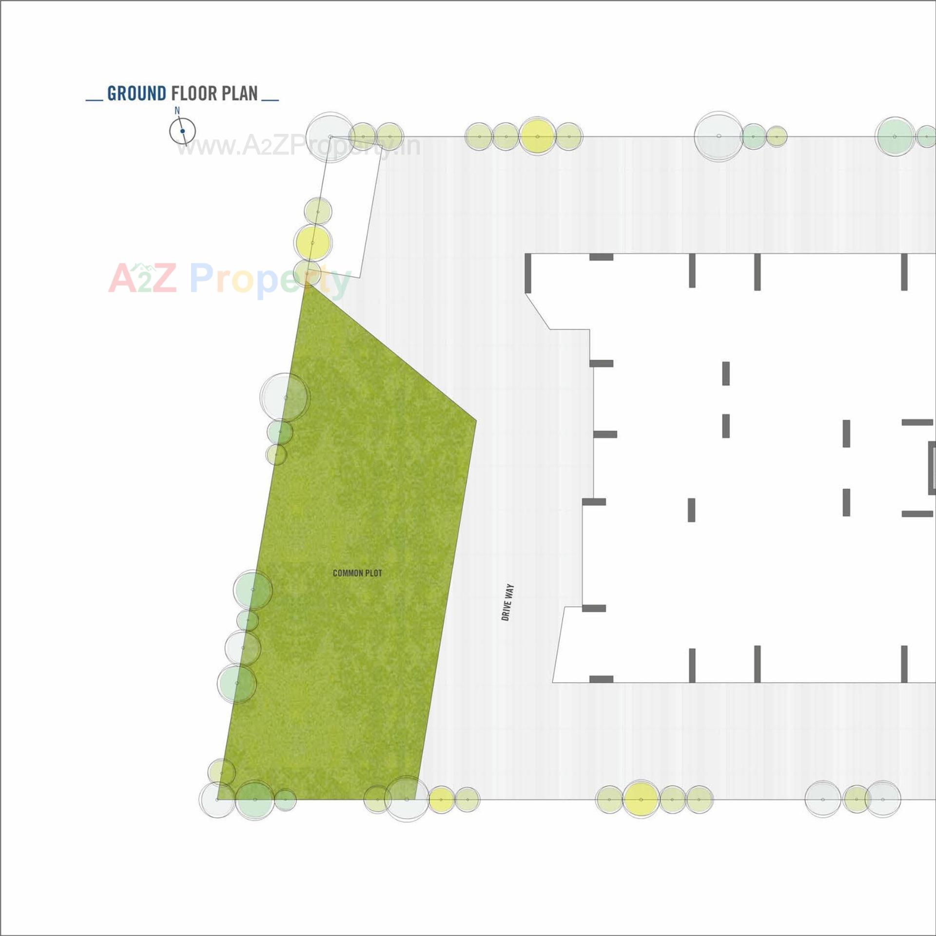 Layout of real estate project Safal Bliss located at Koba, Gandhinagar, Gujarat