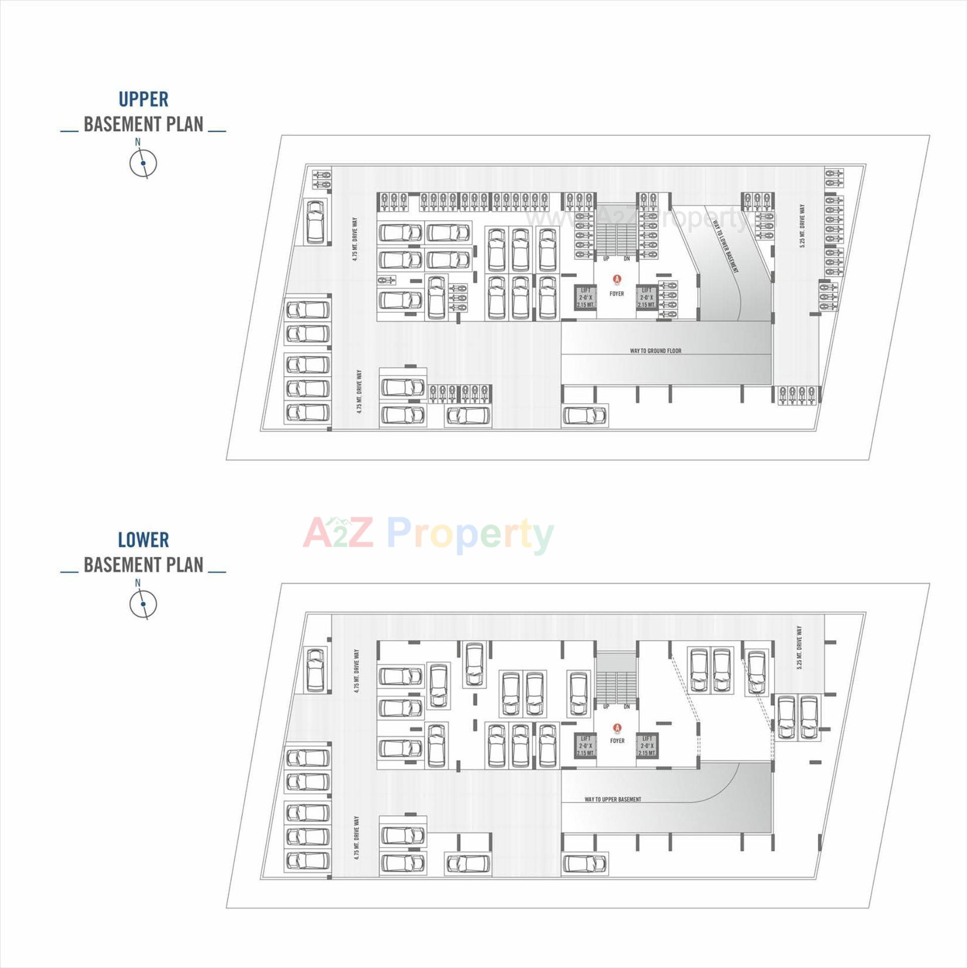 Layout of real estate project Safal Bliss located at Koba, Gandhinagar, Gujarat