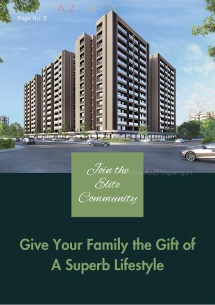 Elevation of real estate project Saffron Flora located at Gandhinagar, Gandhinagar, Gujarat