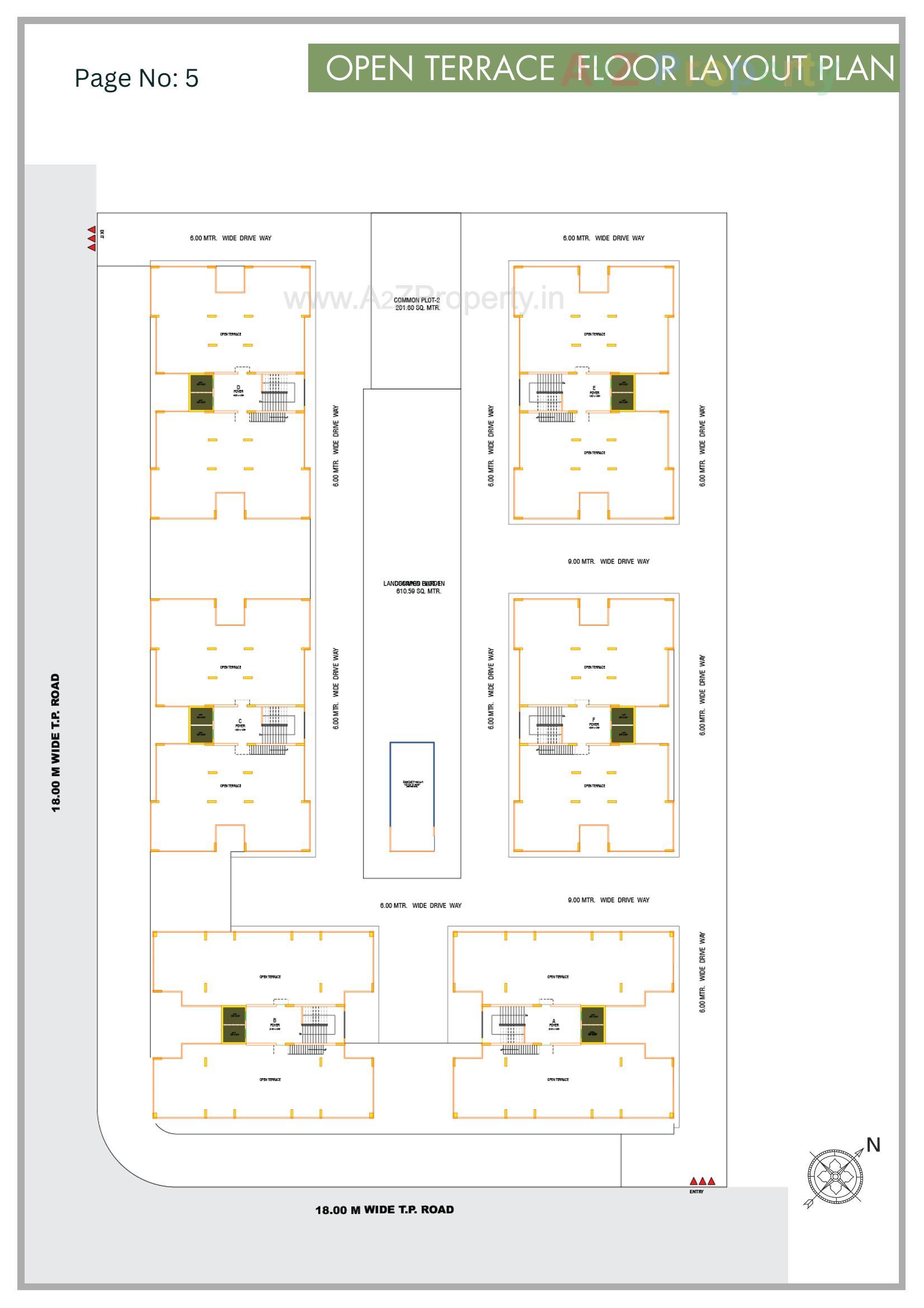 Layout of real estate project Saffron Flora located at Gandhinagar, Gandhinagar, Gujarat