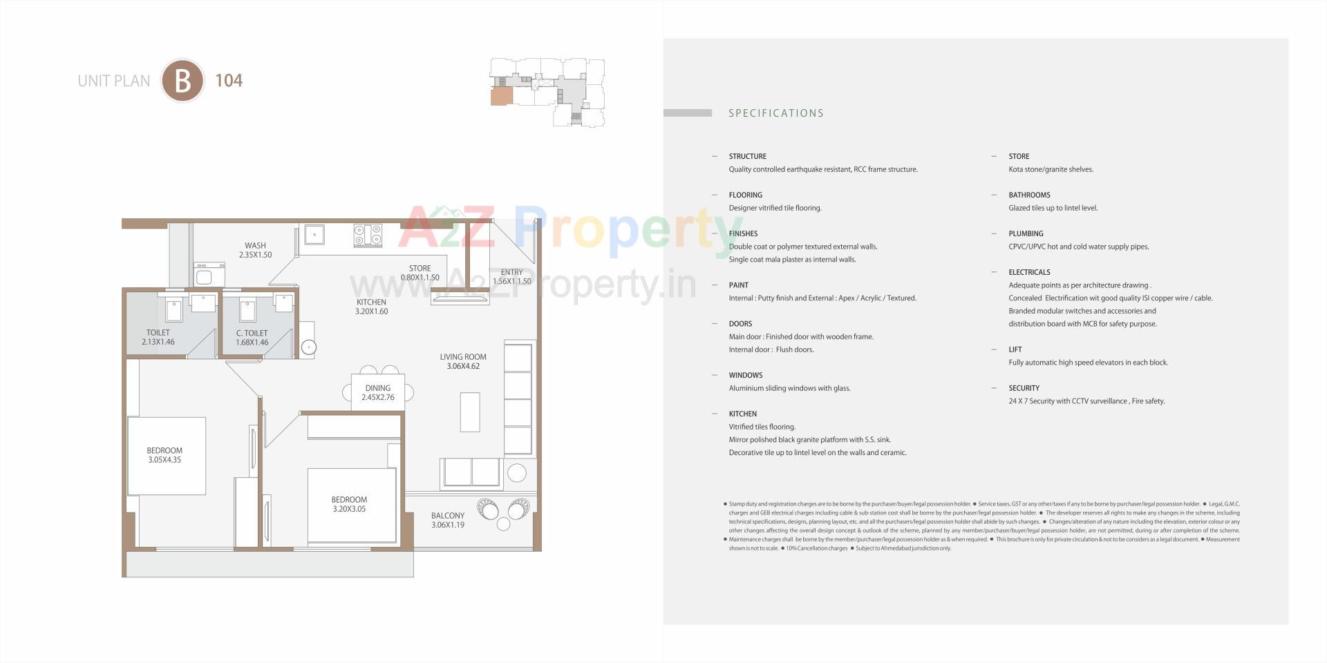 Layout of real estate project Sagar Dynamic located at Kudasan, Gandhinagar, Gujarat