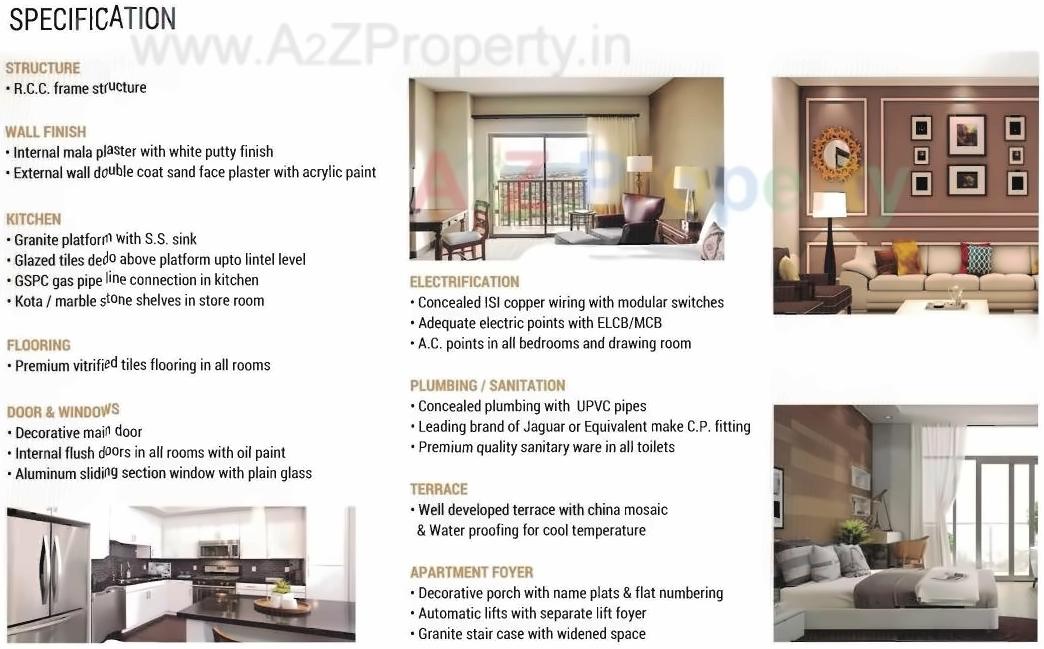  of real estate project Sagar Residency located at Raisan, Gandhinagar, Gujarat