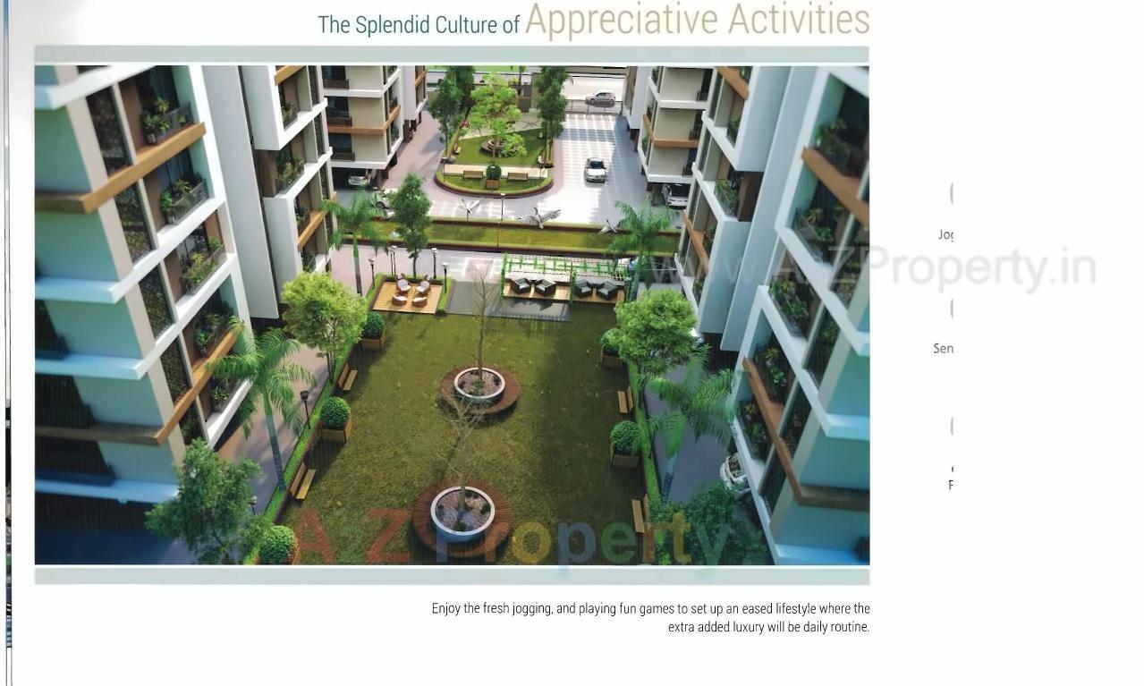 3D Elevation of real estate project Sagar Residency located at Raisan, Gandhinagar, Gujarat