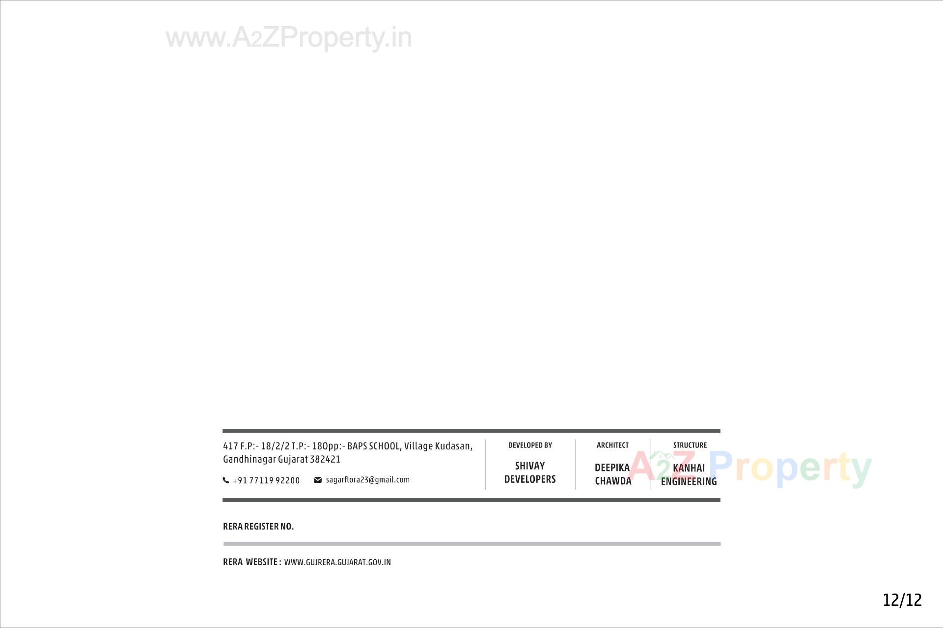  of real estate project Sagar Veronica located at Kudasan, Gandhinagar, Gujarat