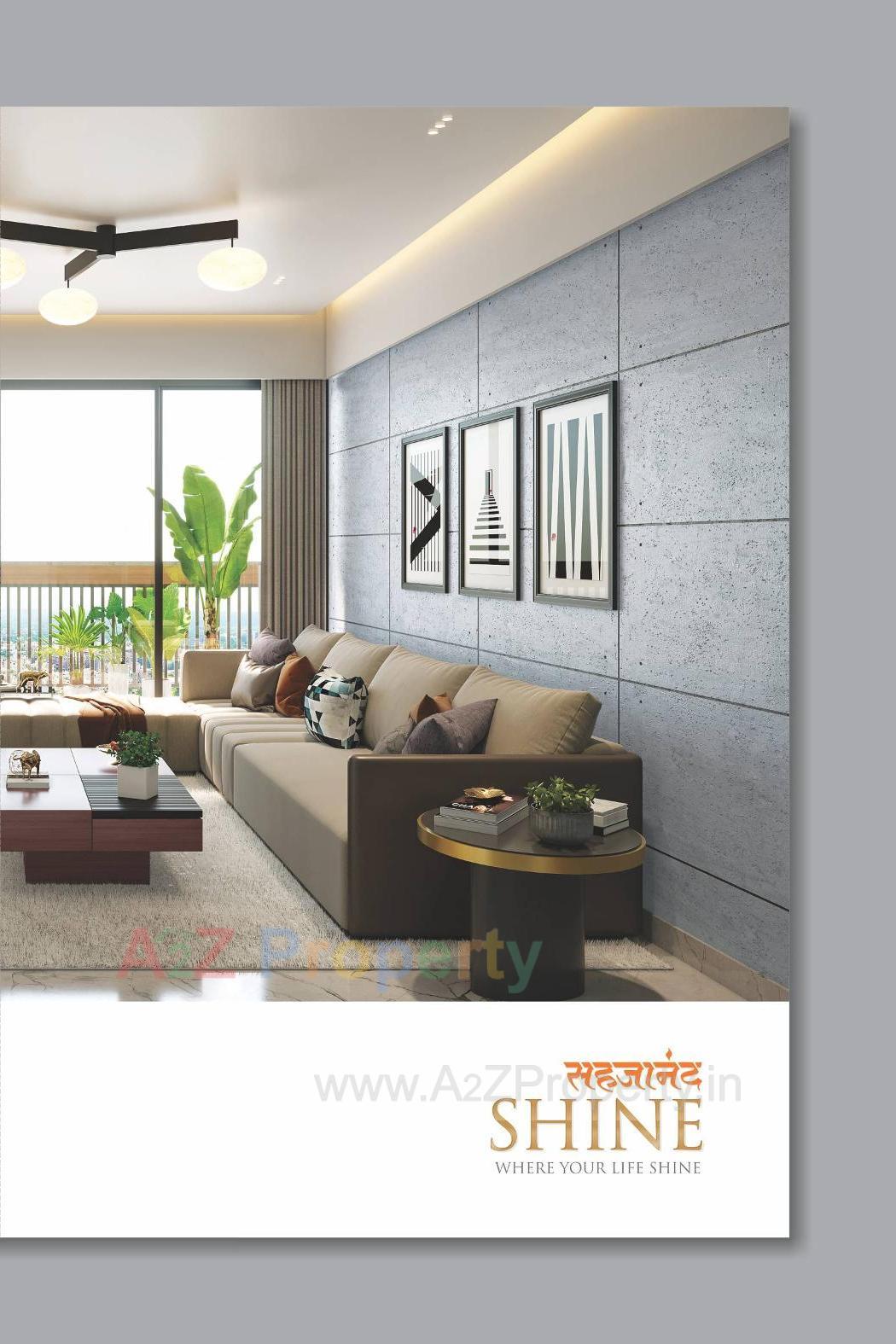 3D Elevation of real estate project Sahajanand Shine located at Vavol, Gandhinagar, Gujarat