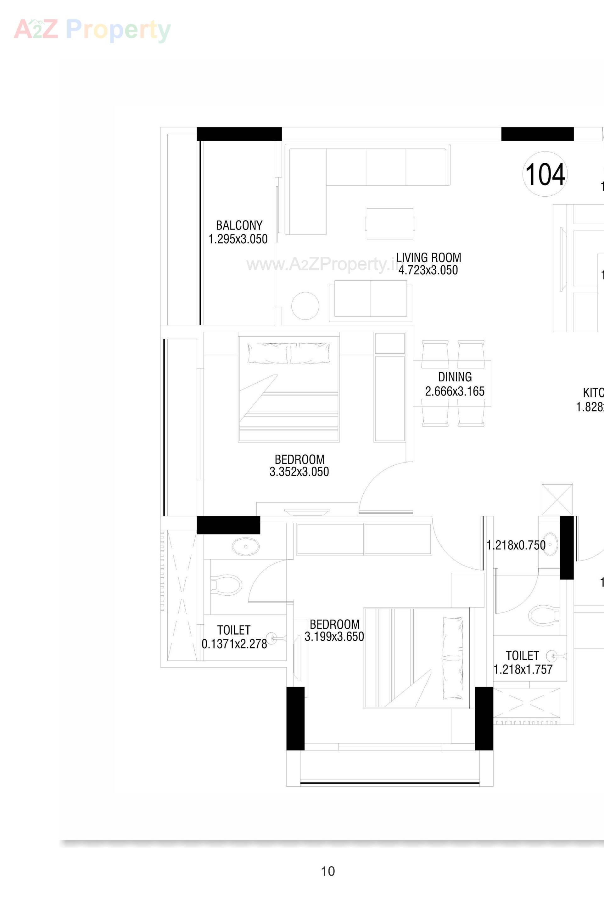 Layout of real estate project Sahajanand Swarg located at Vavol, Gandhinagar, Gujarat