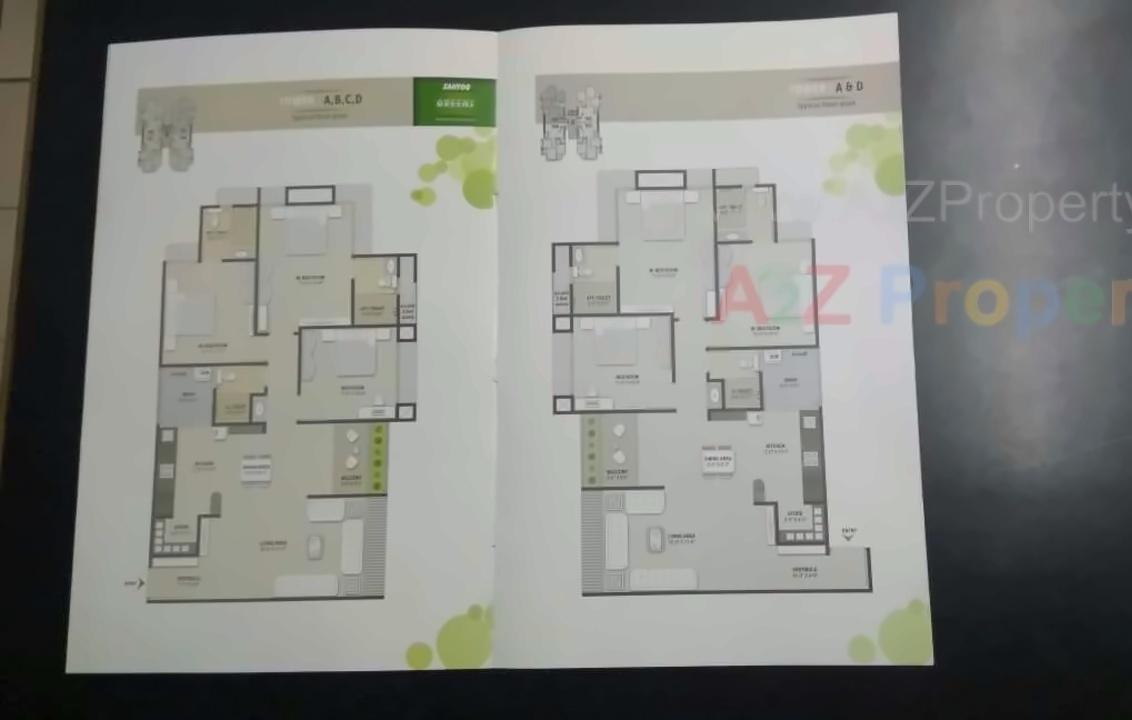 Layout of real estate project Sahyog Greens located at Kudasan, Gandhinagar, Gujarat