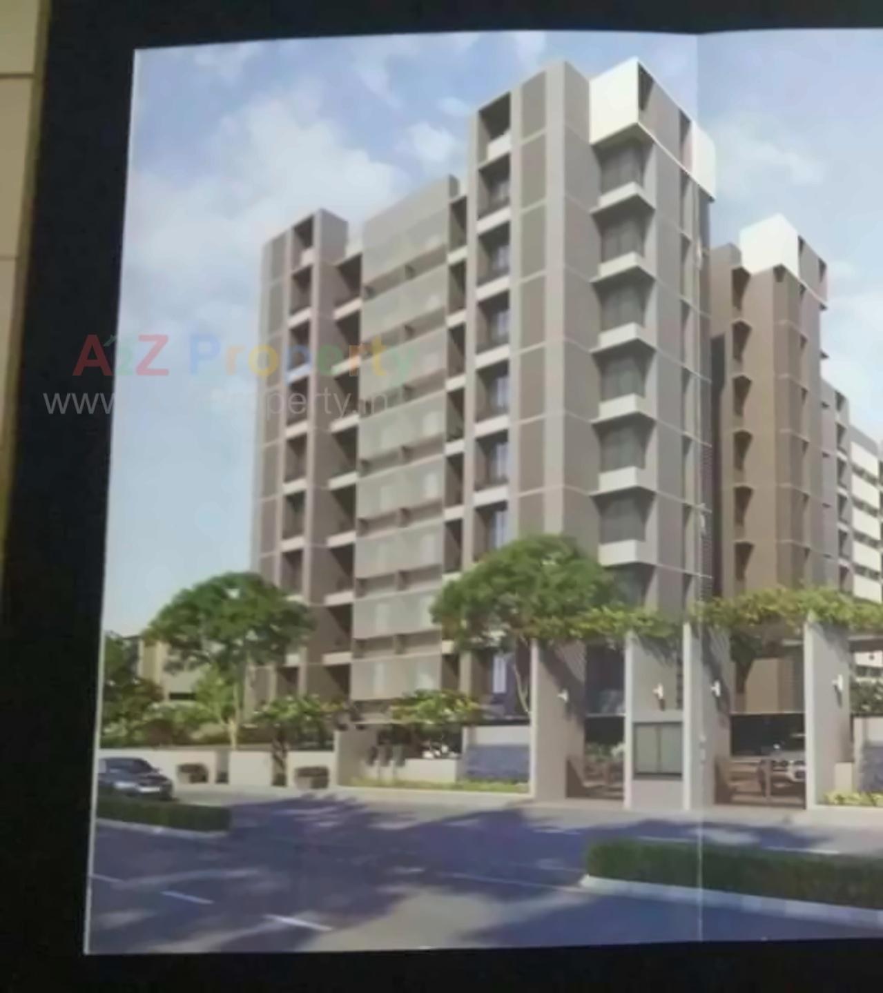 3D Elevation of real estate project Sahyog Greens located at Kudasan, Gandhinagar, Gujarat