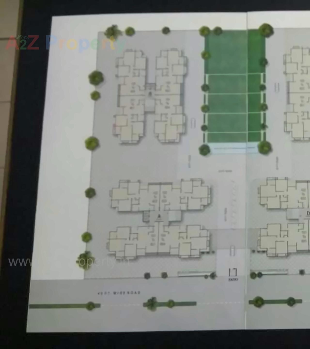 Layout of real estate project Sahyog Greens located at Kudasan, Gandhinagar, Gujarat