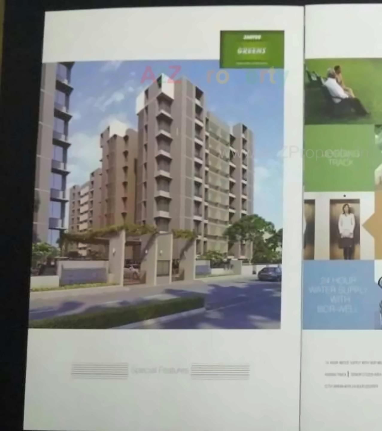 3D Elevation of real estate project Sahyog Greens located at Kudasan, Gandhinagar, Gujarat