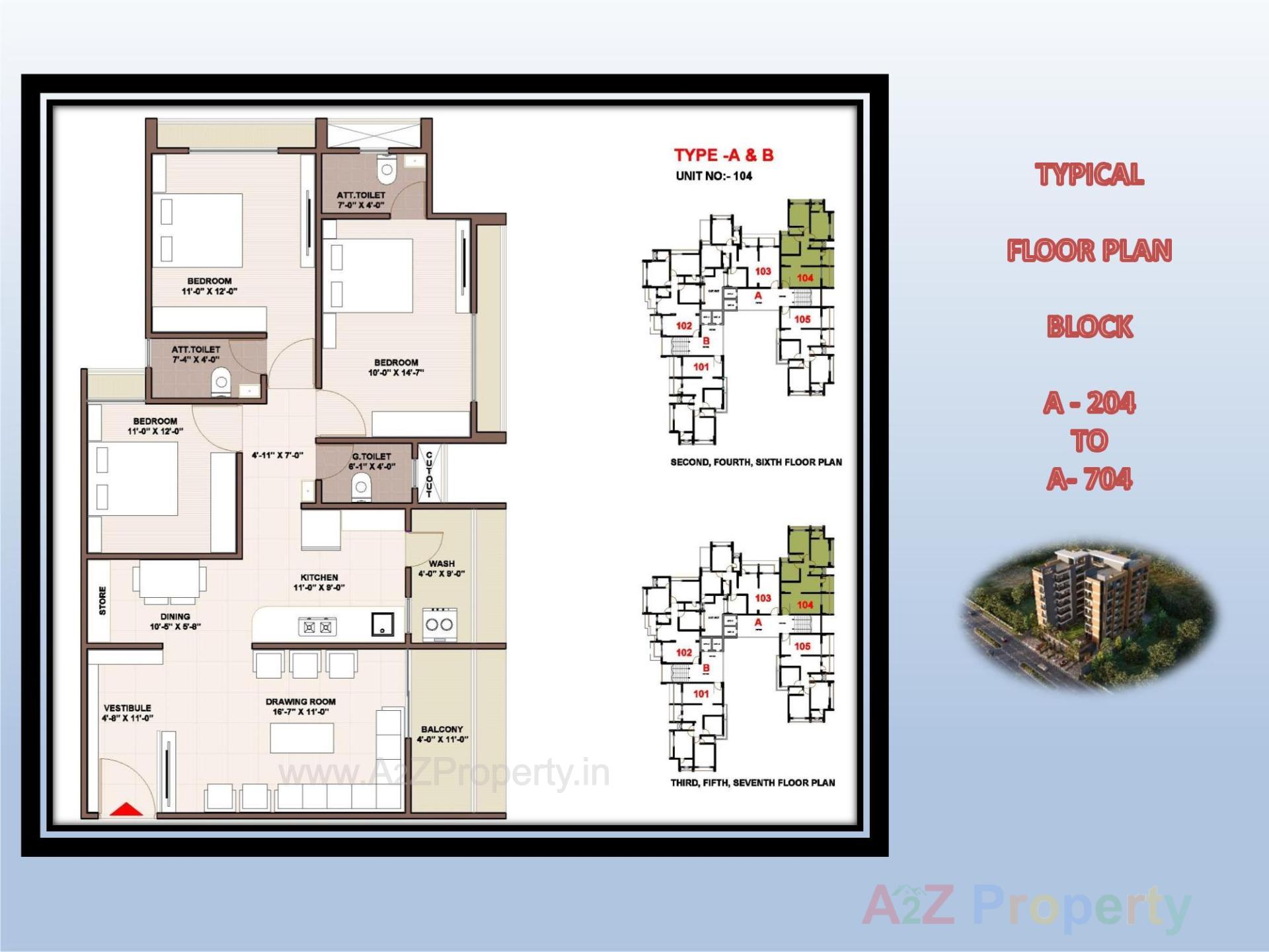 Layout of real estate project Sai Flora located at Chiloda, Gandhinagar, Gujarat