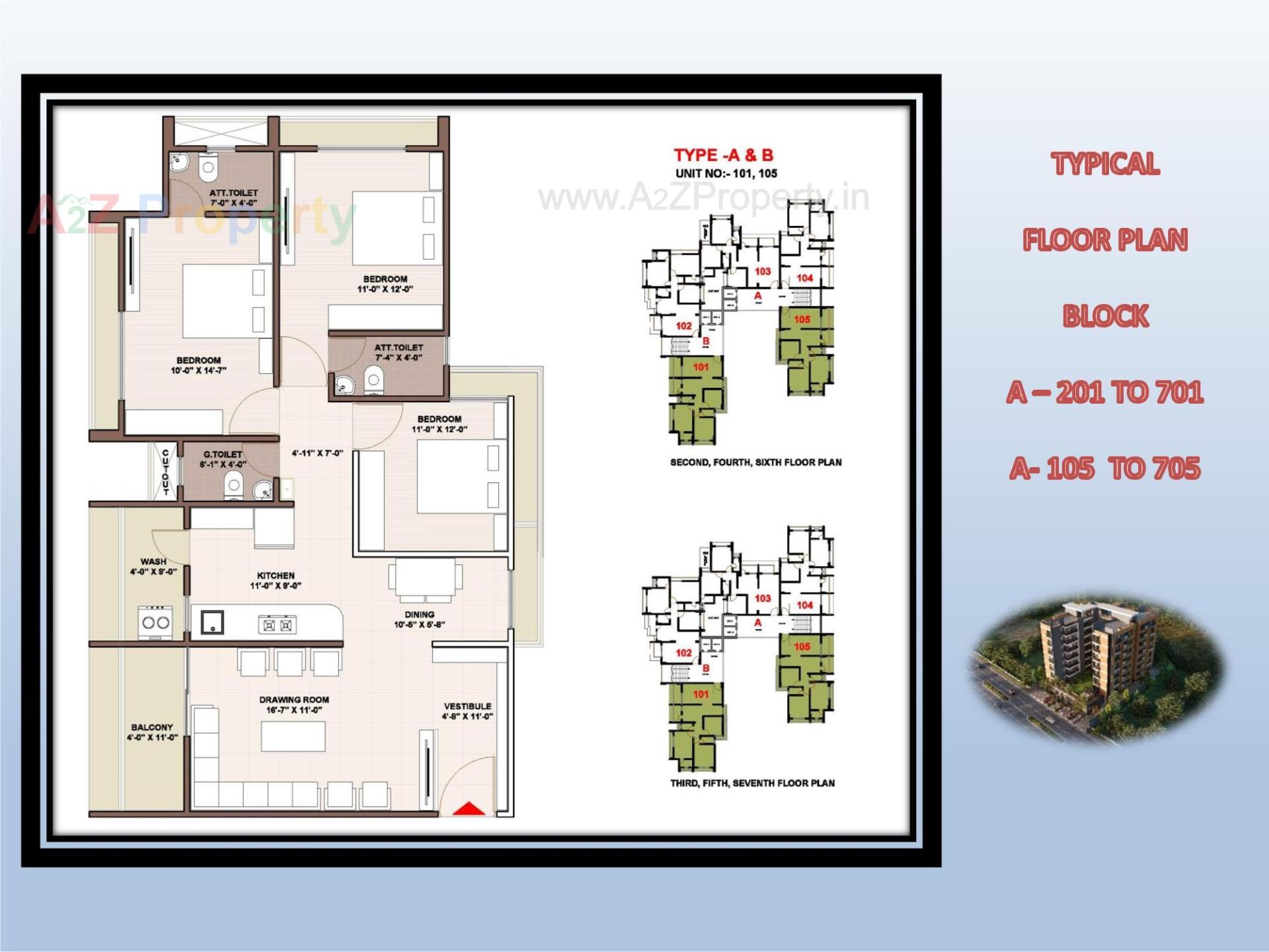 Layout of real estate project Sai Flora located at Chiloda, Gandhinagar, Gujarat