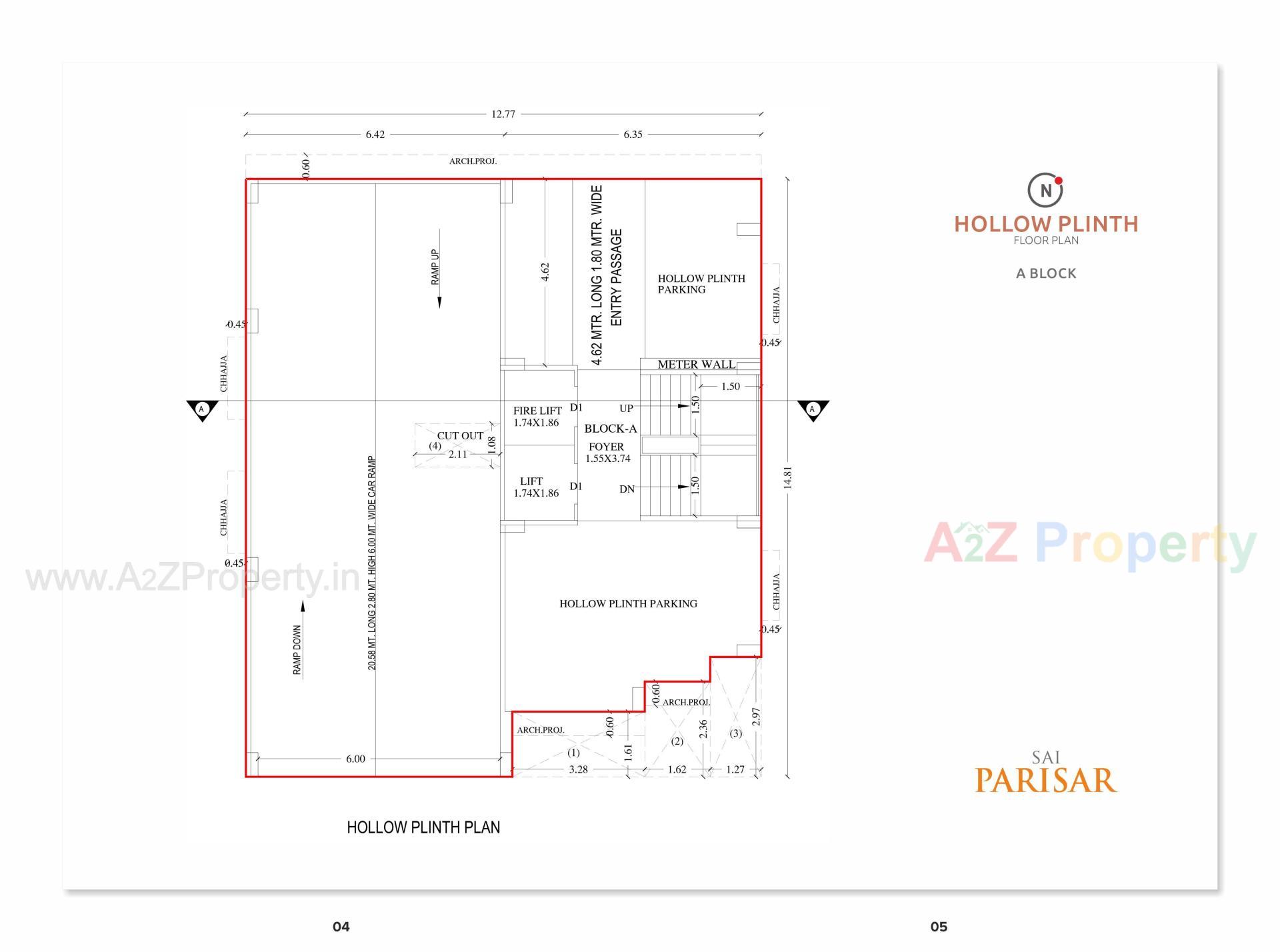  of real estate project Sai Parisar located at Chiloda, Gandhinagar, Gujarat