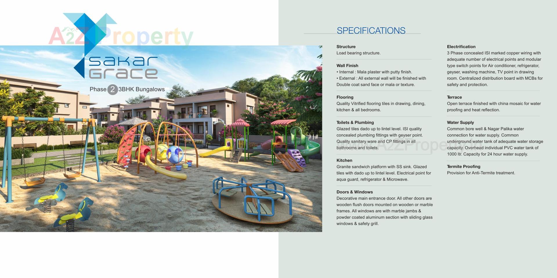  of real estate project Sakar Grace located at Mansa, Gandhinagar, Gujarat