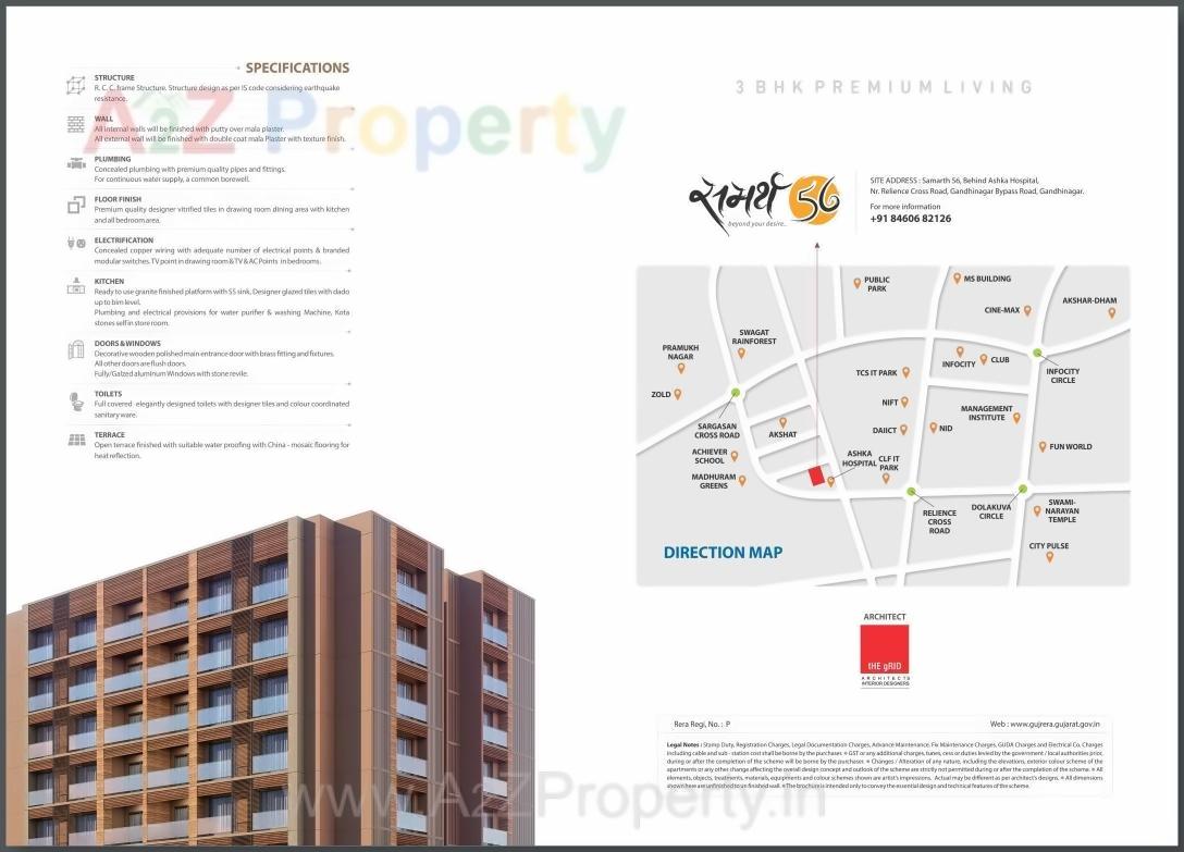  of real estate project Samarth located at Gandhinagar, Gandhinagar, Gujarat