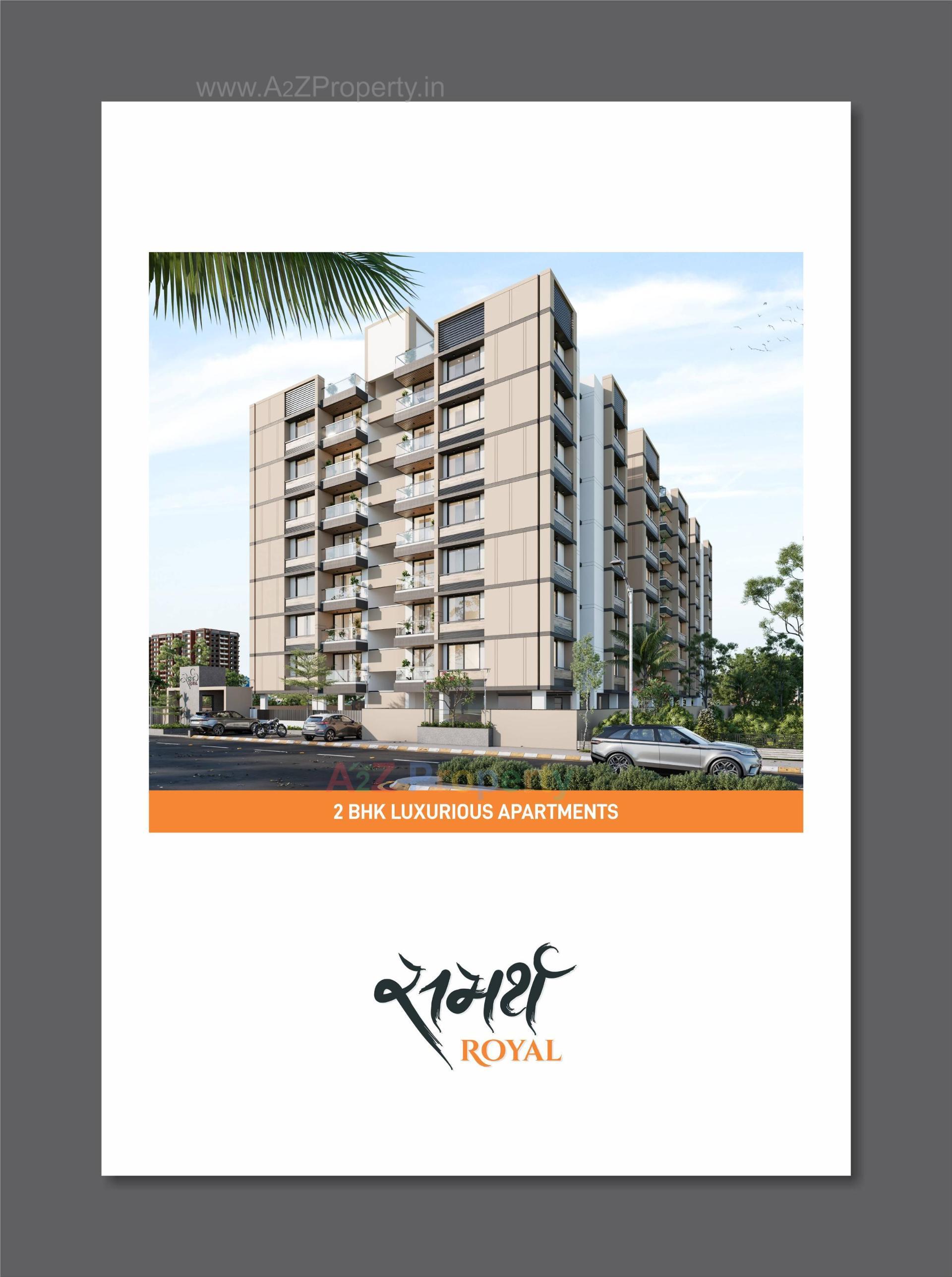 3D Elevation of real estate project Samarth Royal located at Uwarsad, Gandhinagar, Gujarat