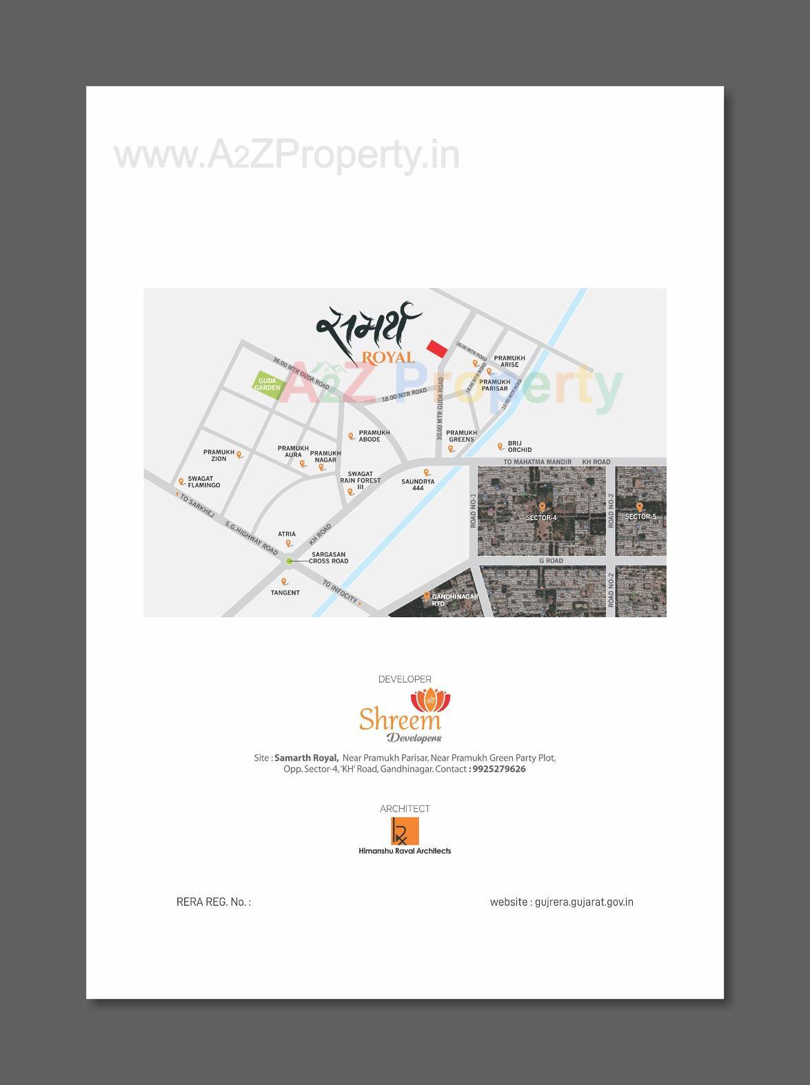  of real estate project Samarth Royal located at Uwarsad, Gandhinagar, Gujarat