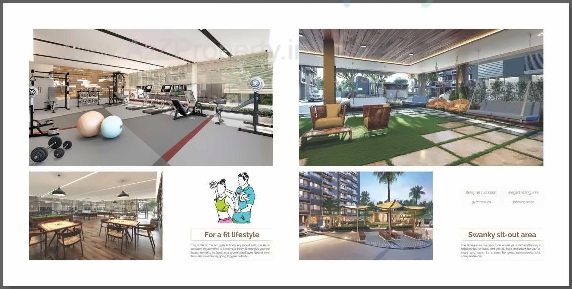 3D Elevation of real estate project Samay Elegance located at Koba, Gandhinagar, Gujarat