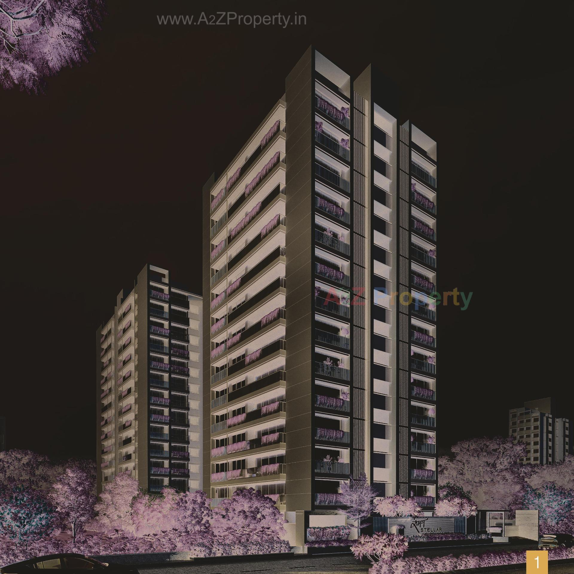 3D Elevation of real estate project Samay Stellar located at Koba, Gandhinagar, Gujarat