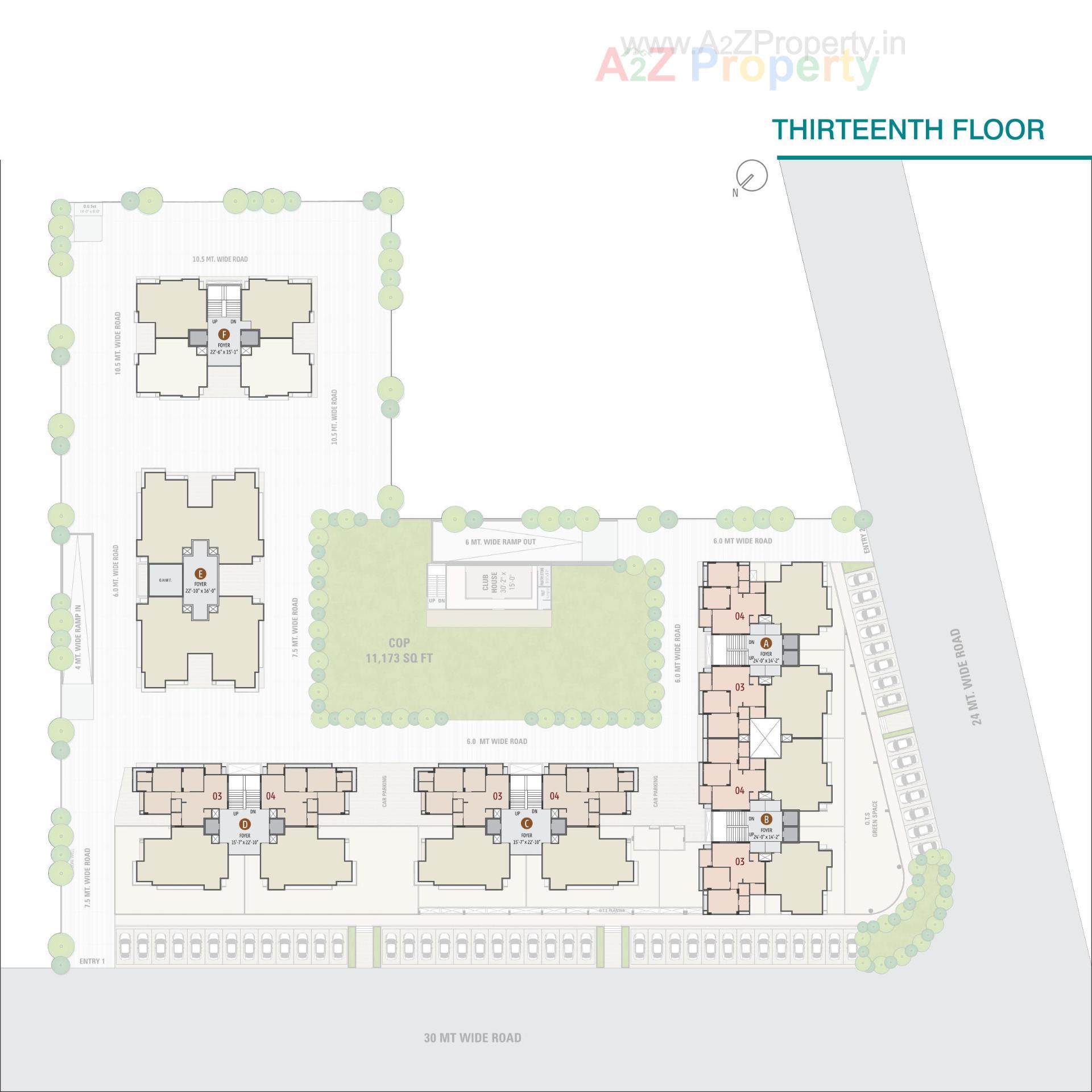 Layout of real estate project Samved Dreams located at Sargasan, Gandhinagar, Gujarat