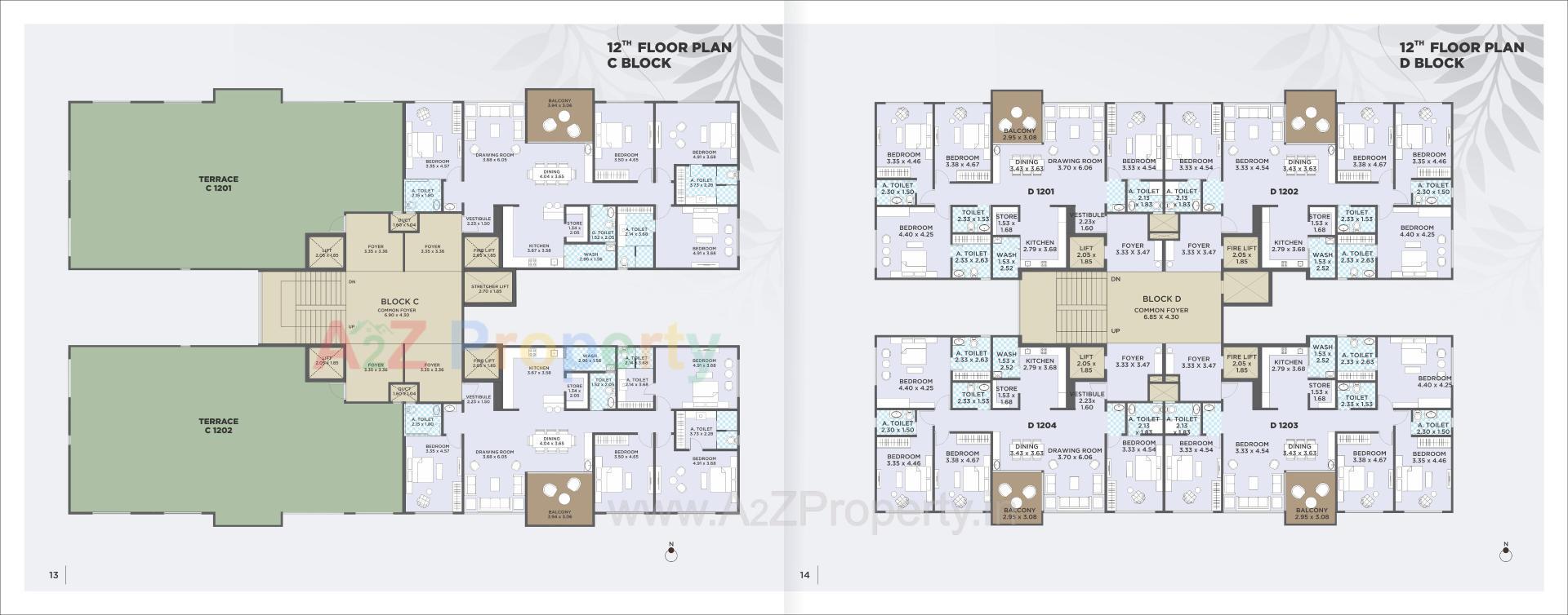 Layout of real estate project Sandalwood located at Gandhinagar, Gandhinagar, Gujarat