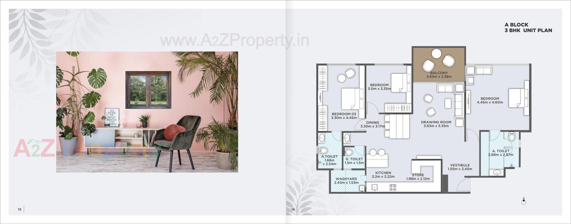 Layout of real estate project Sandalwood located at Gandhinagar, Gandhinagar, Gujarat