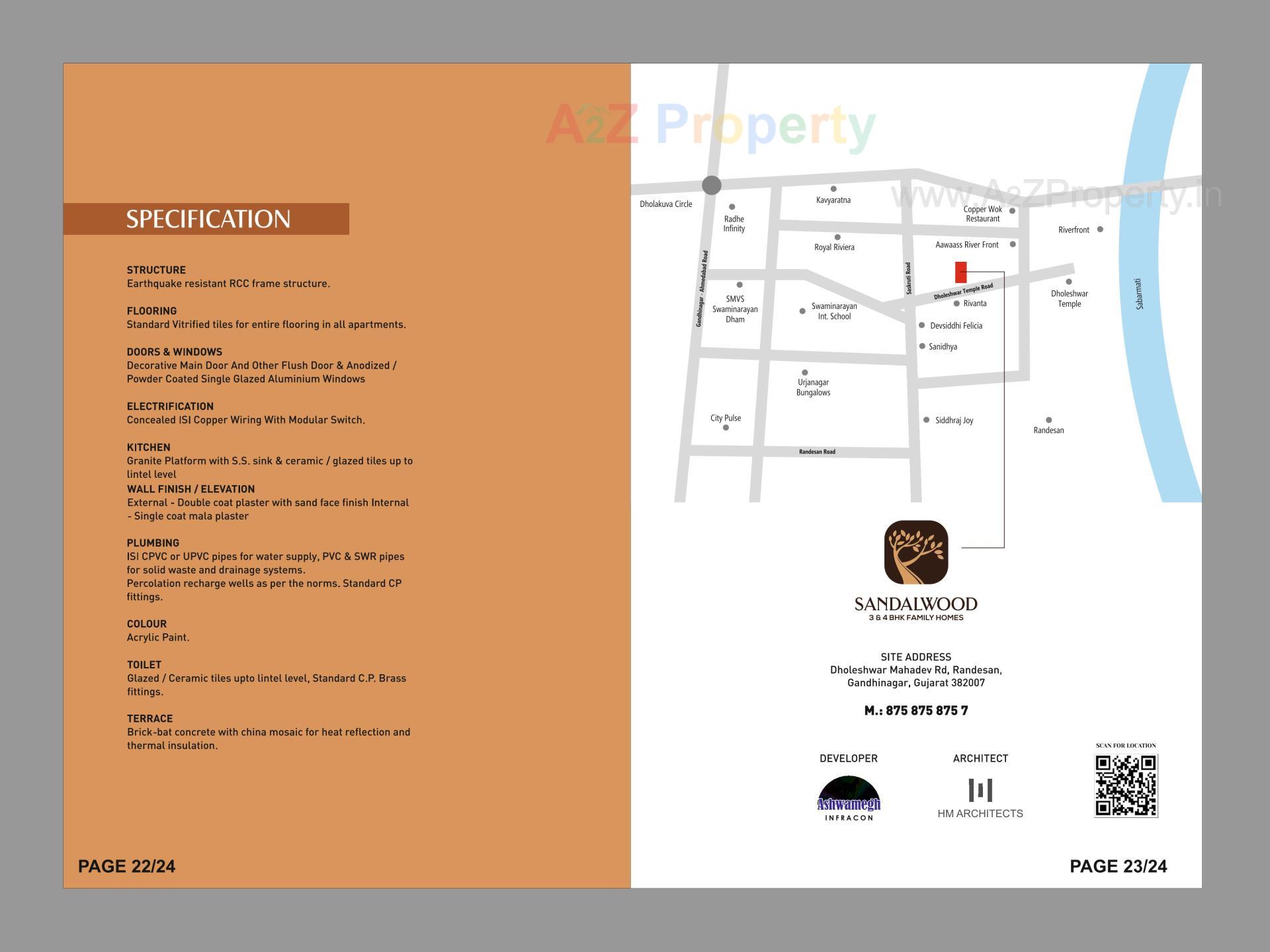  of real estate project Sandalwood located at Randesan, Gandhinagar, Gujarat