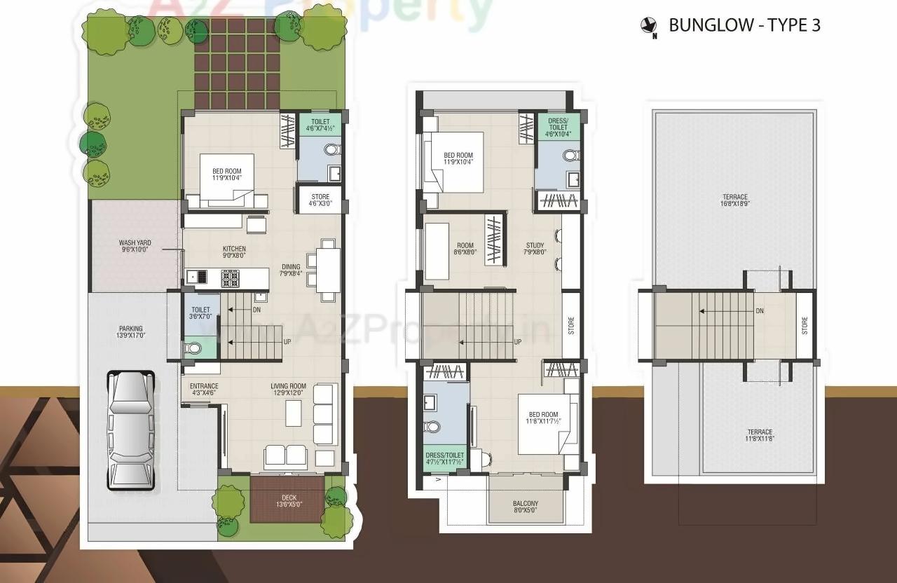 Layout of real estate project Sanidhya located at Borisana, Gandhinagar, Gujarat