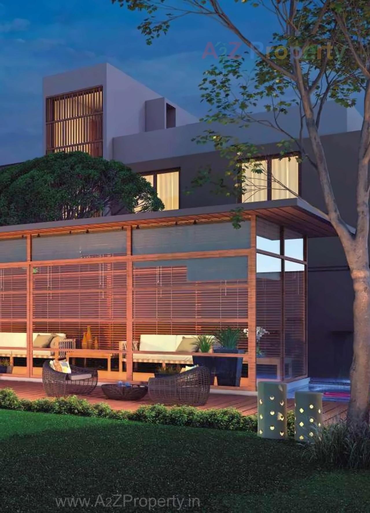 3D Elevation of real estate project Sanidhya located at Borisana, Gandhinagar, Gujarat