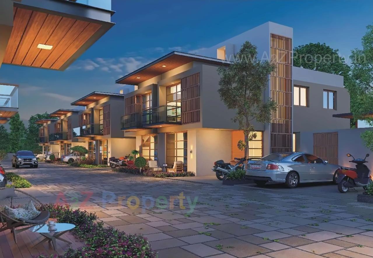 3D Elevation of real estate project Sanidhya located at Borisana, Gandhinagar, Gujarat