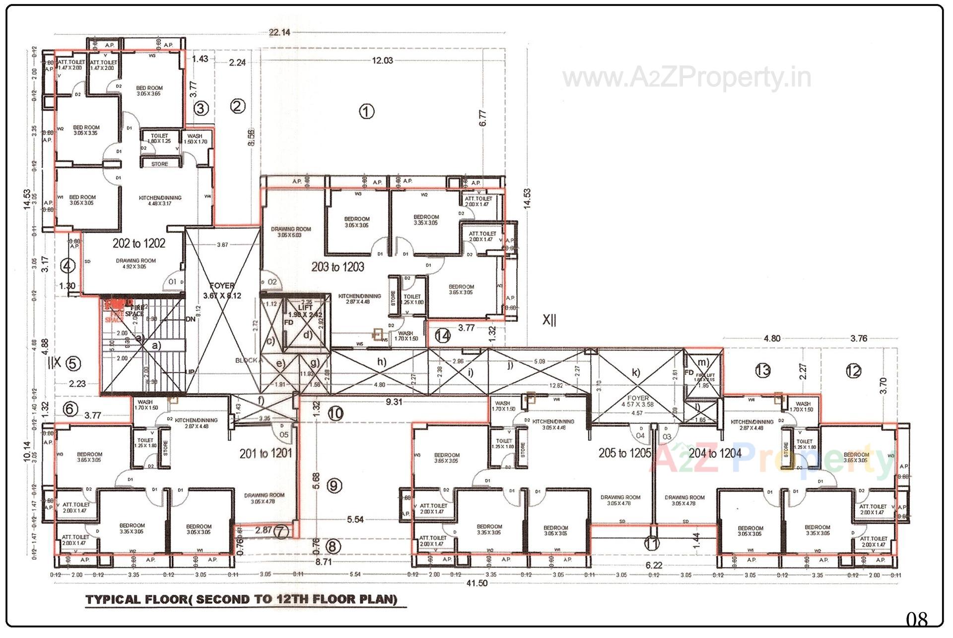 Layout of real estate project Sankalp Green located at Koteshwar, Gandhinagar, Gujarat
