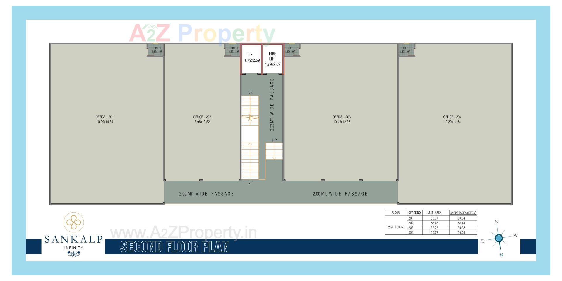 Layout of real estate project Sankalp Infinity located at Chiloda, Gandhinagar, Gujarat