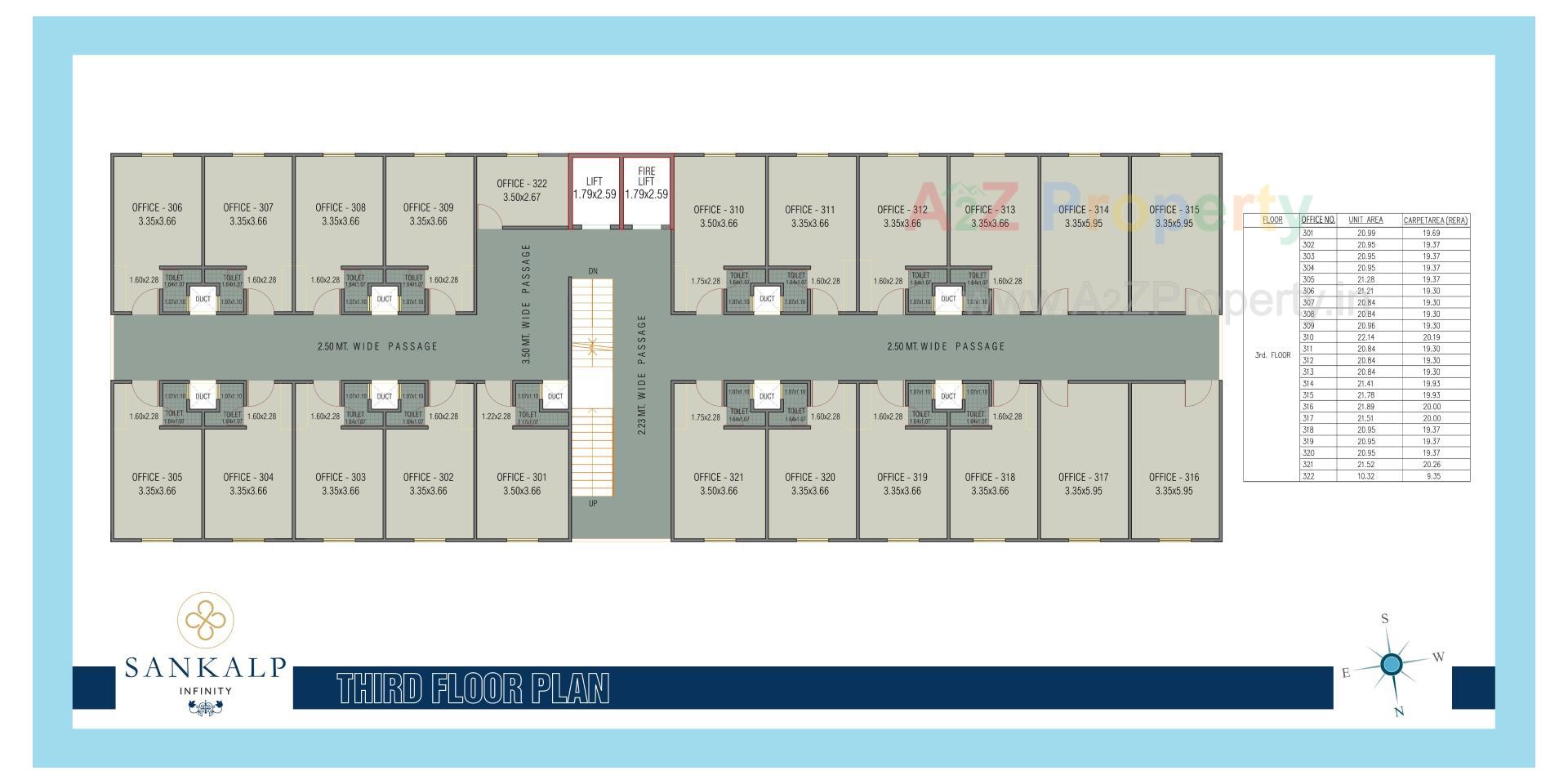 Layout of real estate project Sankalp Infinity located at Chiloda, Gandhinagar, Gujarat