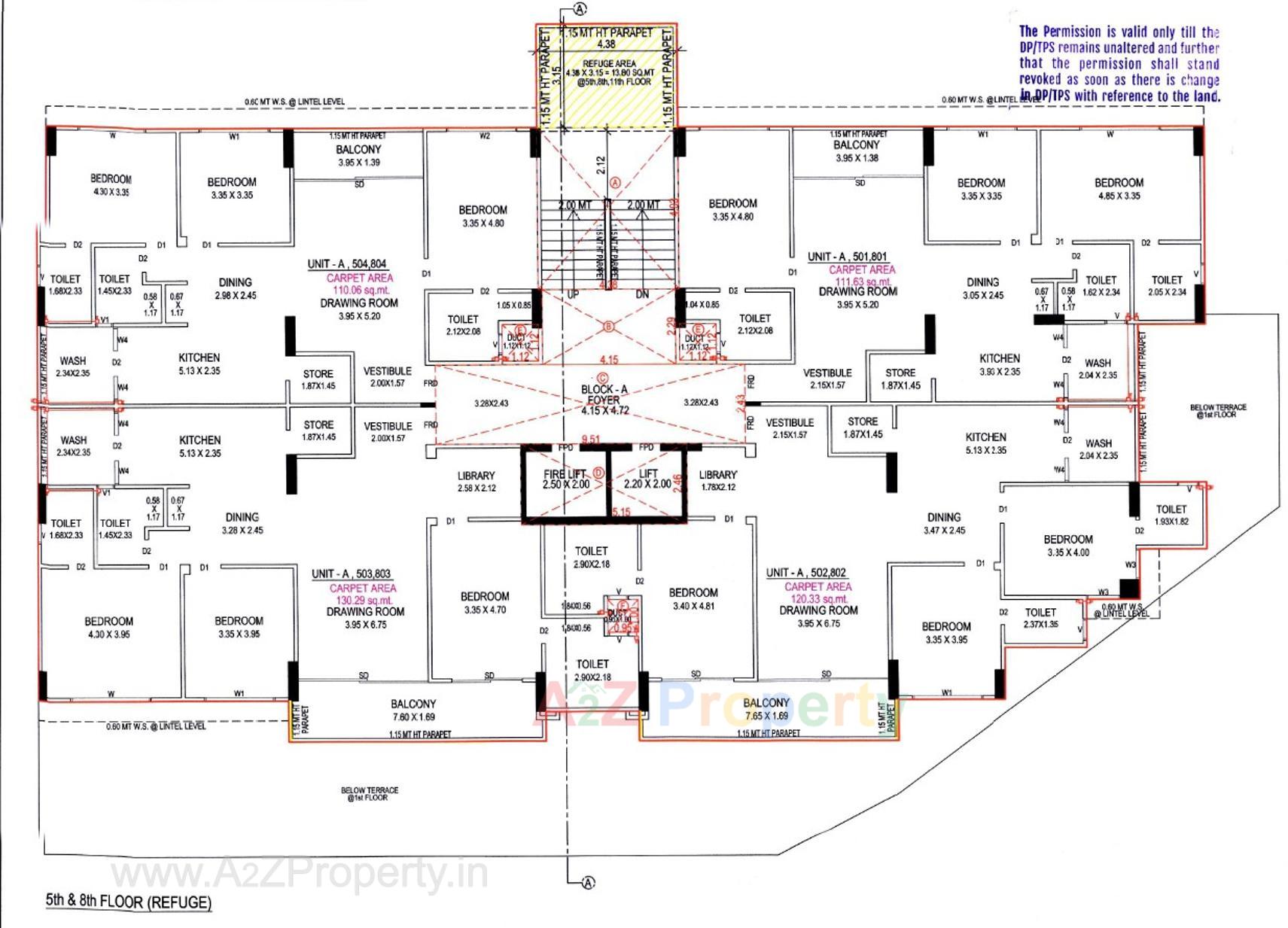 Layout of real estate project Sankalp Parkview located at Koteshwar, Gandhinagar, Gujarat