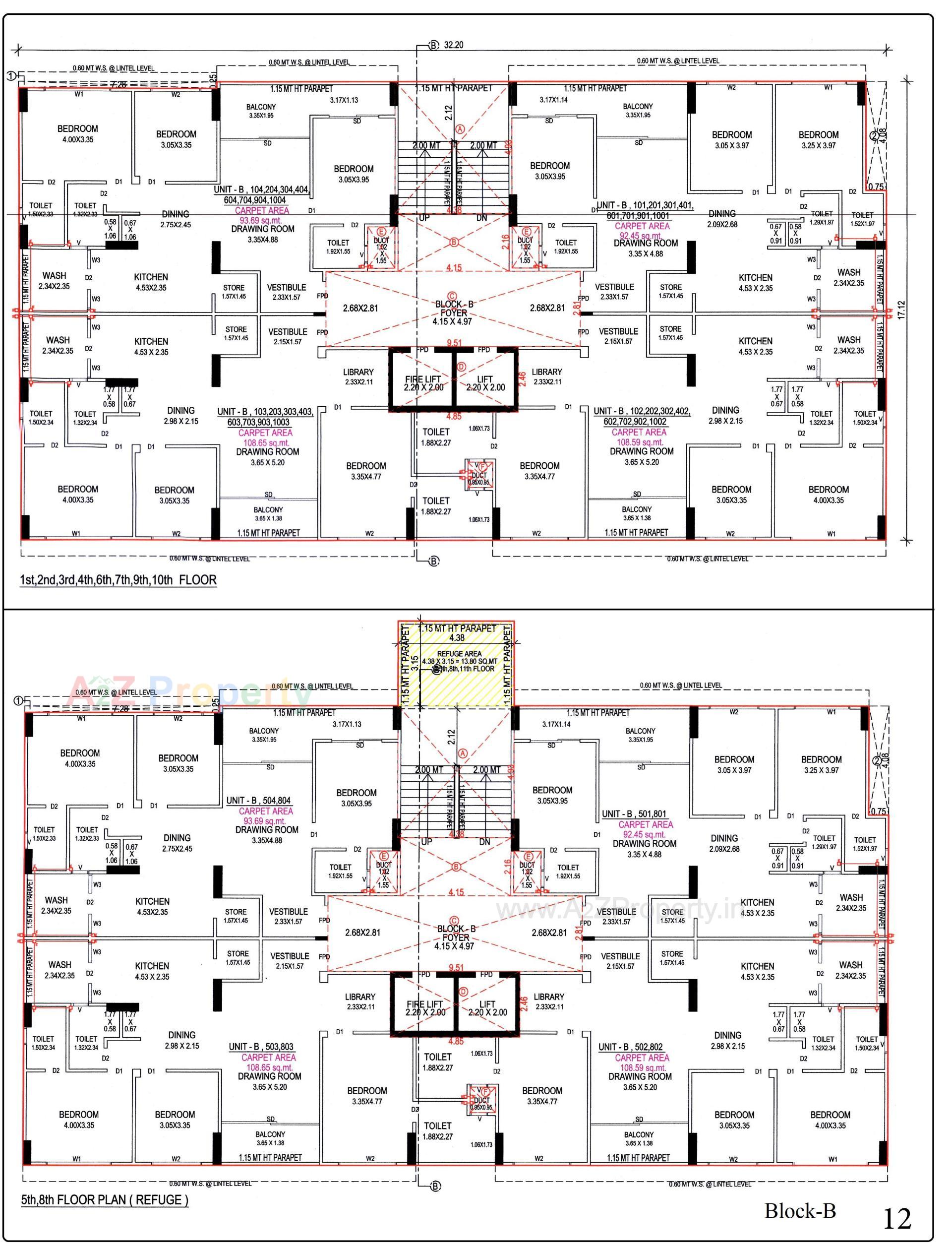 Layout of real estate project Sankalp Parkview located at Koteshwar, Gandhinagar, Gujarat