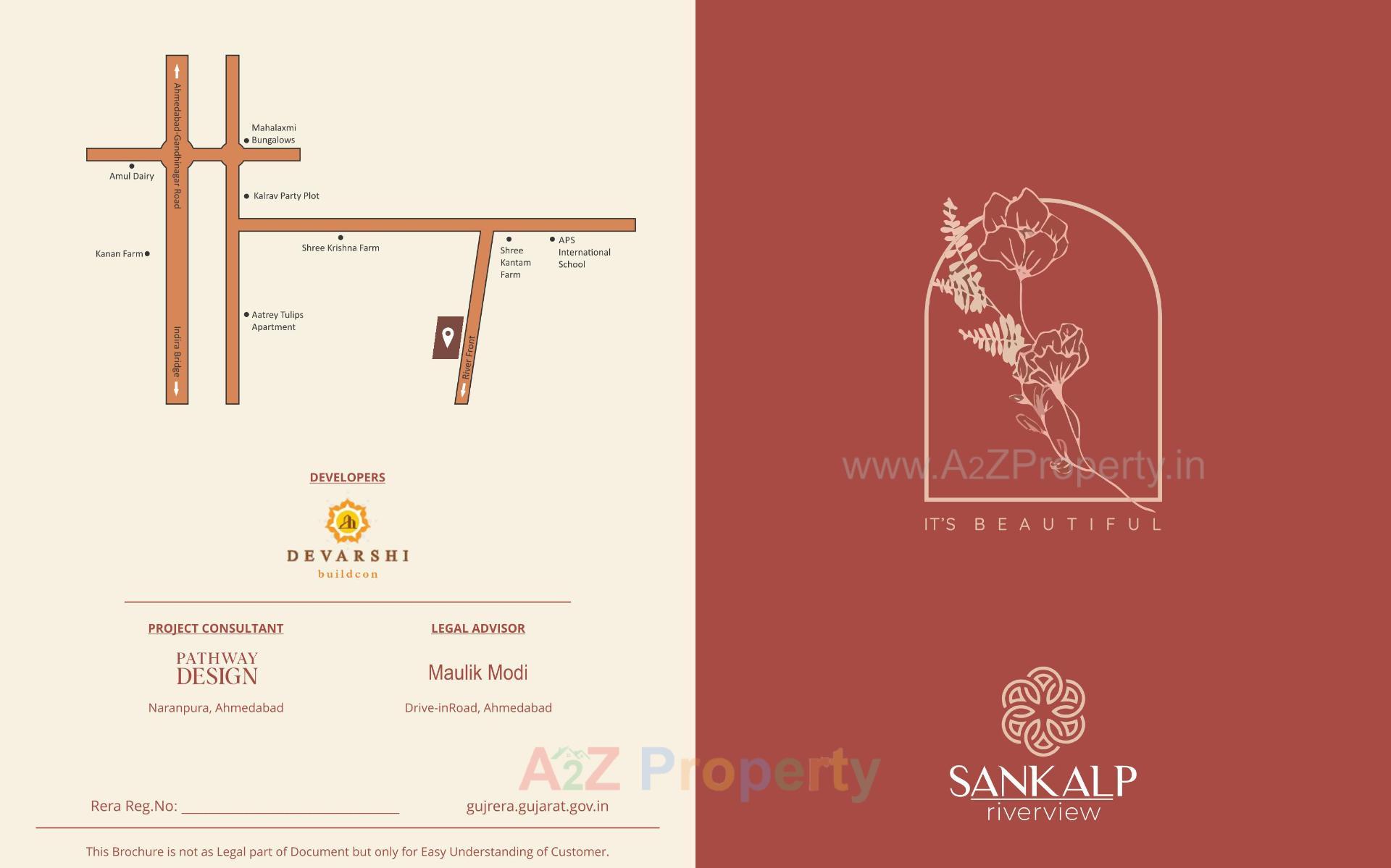  of real estate project Sankalp Riverview located at Ahmedabad, Gandhinagar, Gujarat
