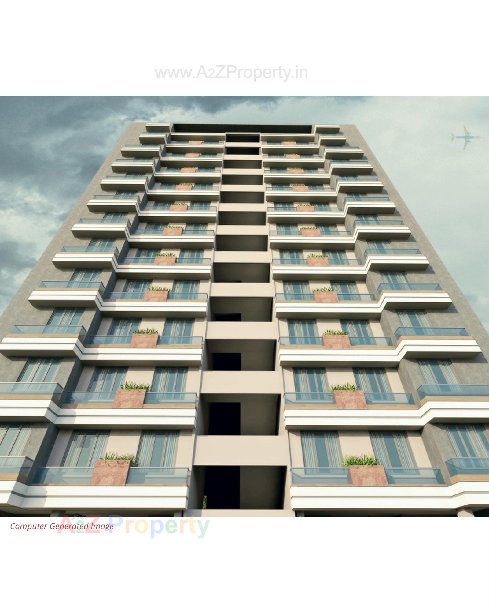 3D Elevation of real estate project Sankalp Riverview located at Ahmedabad, Gandhinagar, Gujarat