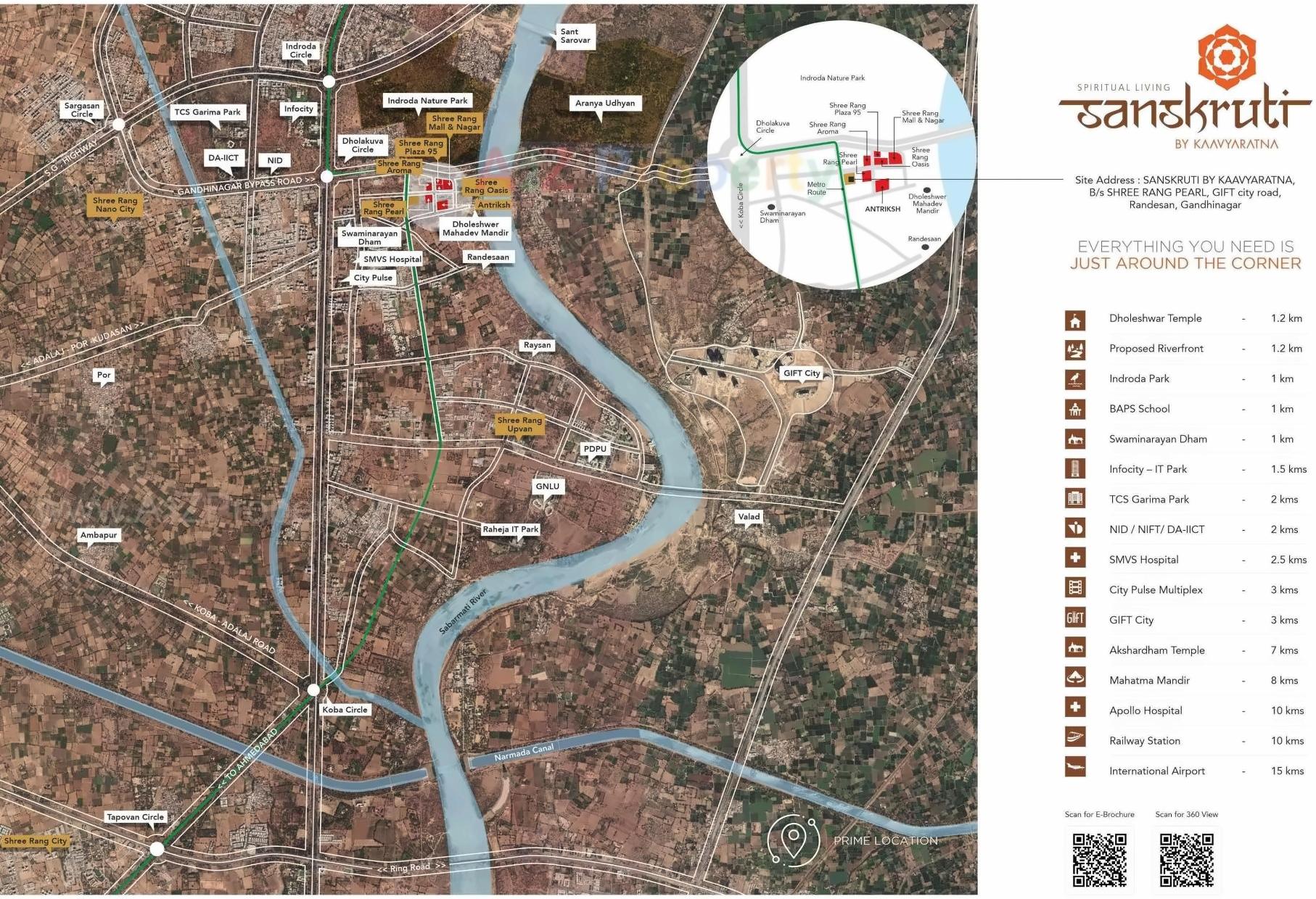  of real estate project Sanskruti located at Gandhinagar, Gandhinagar, Gujarat