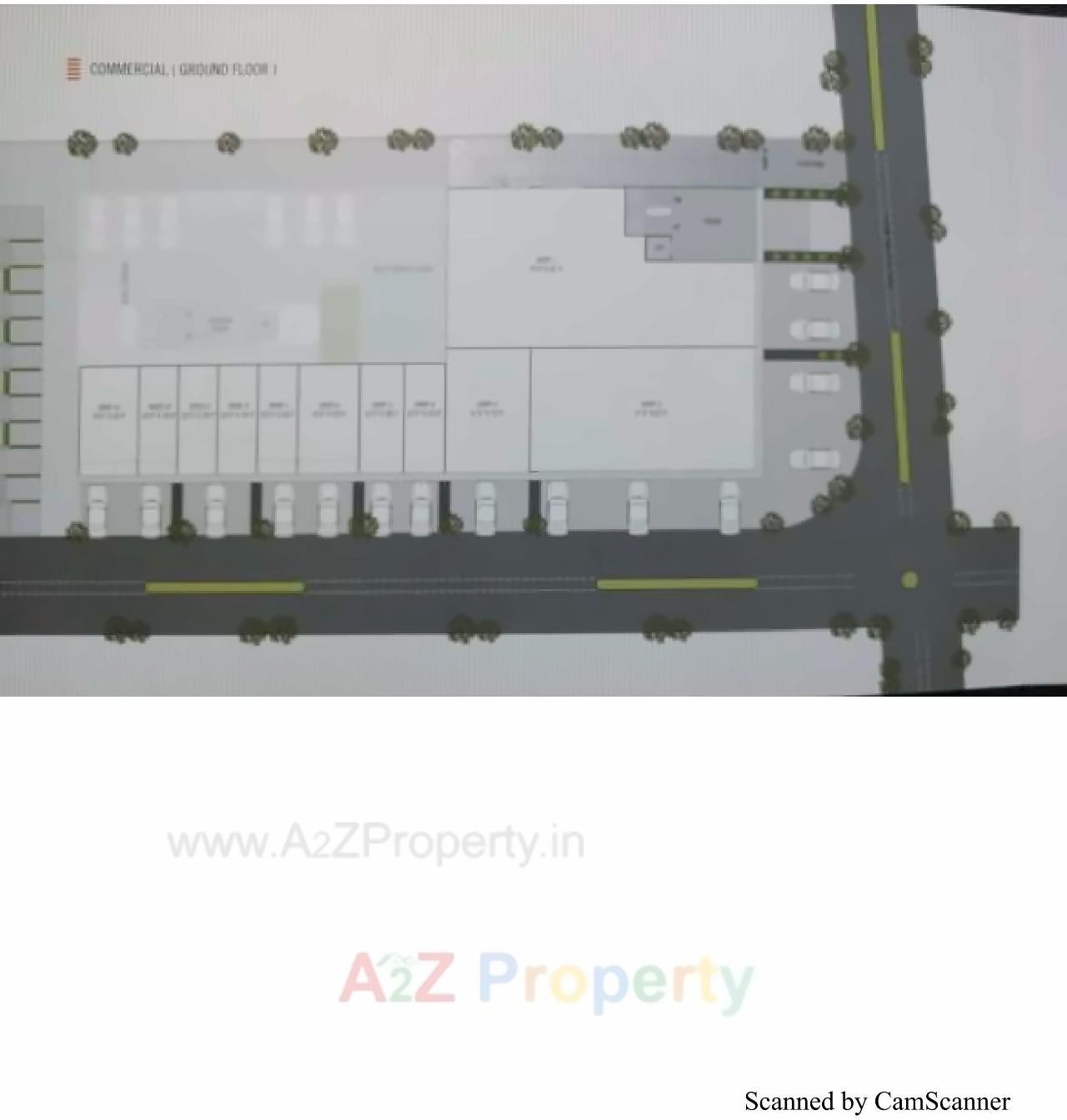 Layout of real estate project Saral Altezza located at Chandkheda, Gandhinagar, Gujarat