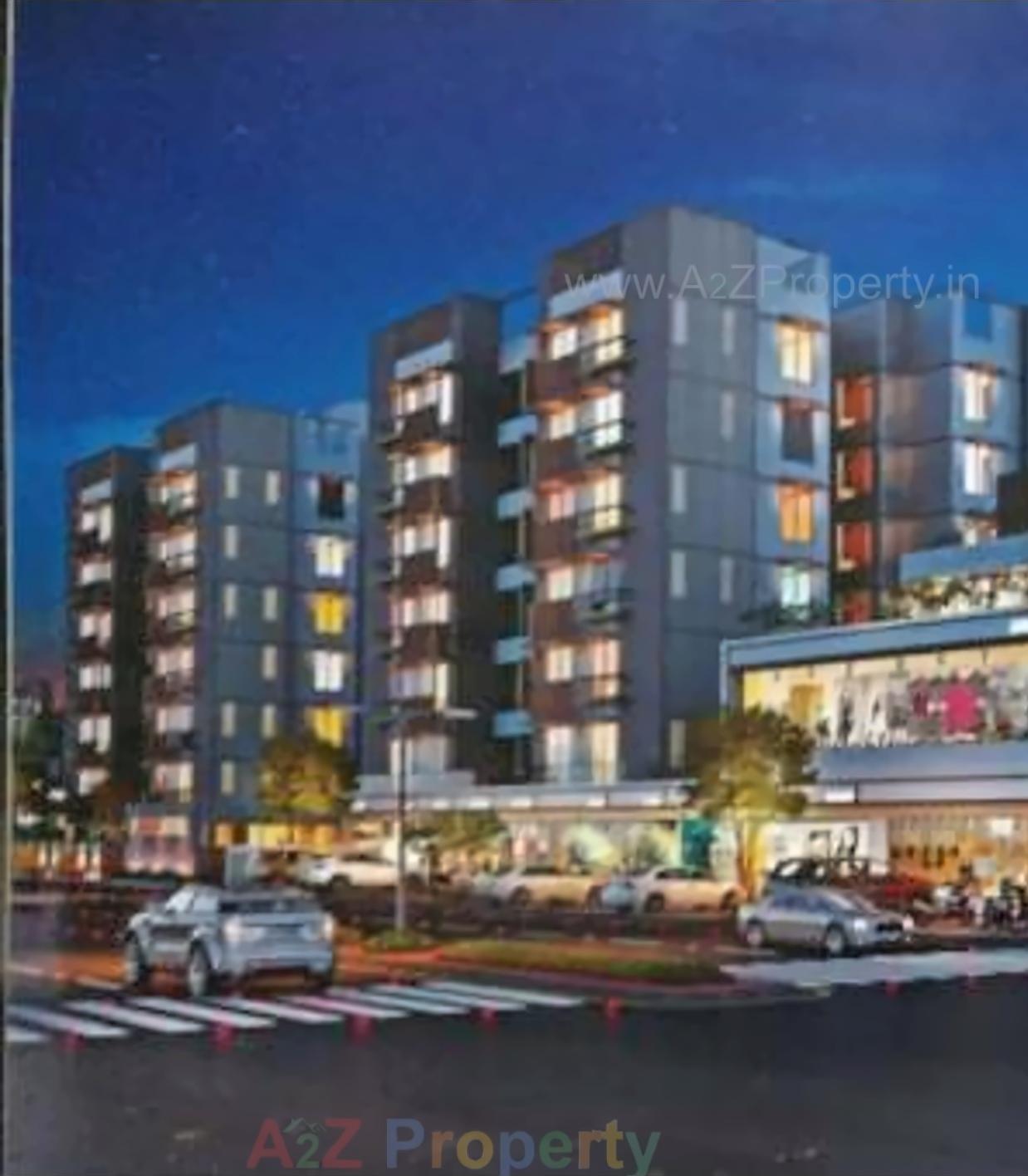 3D Elevation of real estate project Saral Altezza located at Chandkheda, Gandhinagar, Gujarat