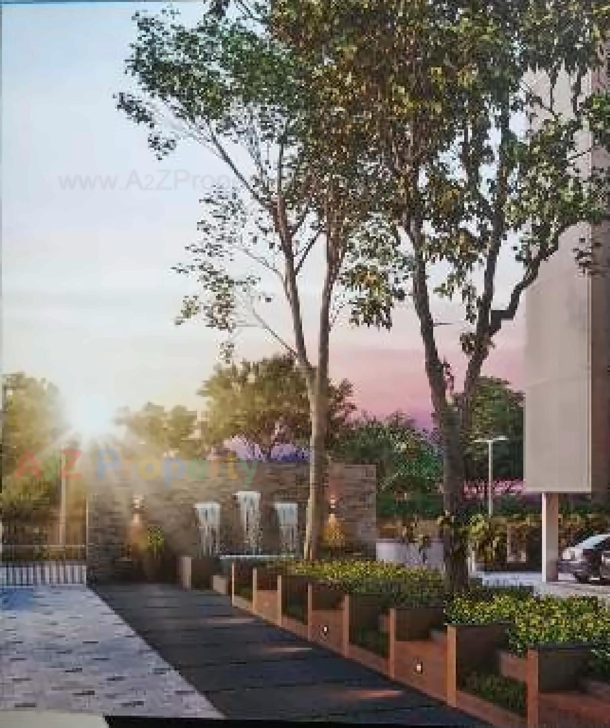 3D Elevation of real estate project Saral Altezza located at Chandkheda, Gandhinagar, Gujarat